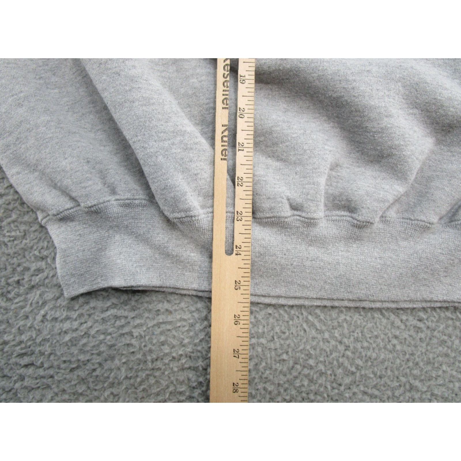 Russell Athletic VINTAGE Russell Athletic Montana University Grizzlies Embroidered Sweatshirt XL Gray Mens Pullover Hooded Sports All Seasons Embroidered Size US XL / EU 56 / 4 - 6 Thumbnail