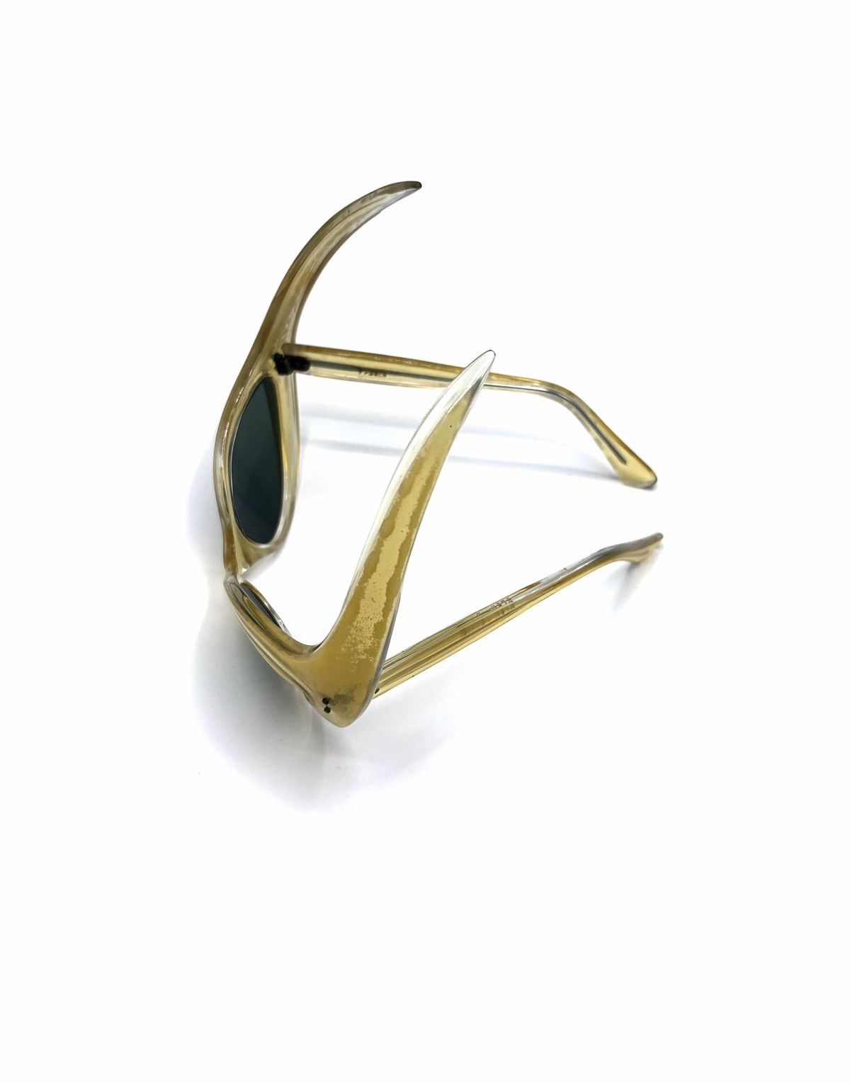 Oleg Cassini Oleg Cassini Futuristic Wraparound Sunglasses Size ONE SIZE - 3 Thumbnail