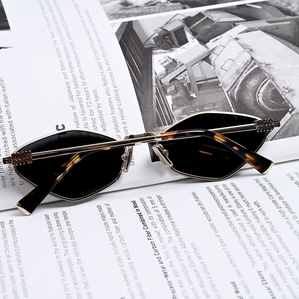 Miu Miu MIU MIU 0MU 0MU 56ZS SUNGLASSES Size ONE SIZE - 9 Thumbnail