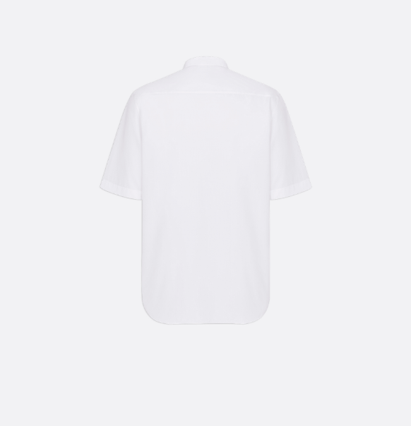 Dior o1w1db10625 Dior Charm Short-Sleeved Shirt in White Size US S / EU 44-46 / 1 - 2 Thumbnail