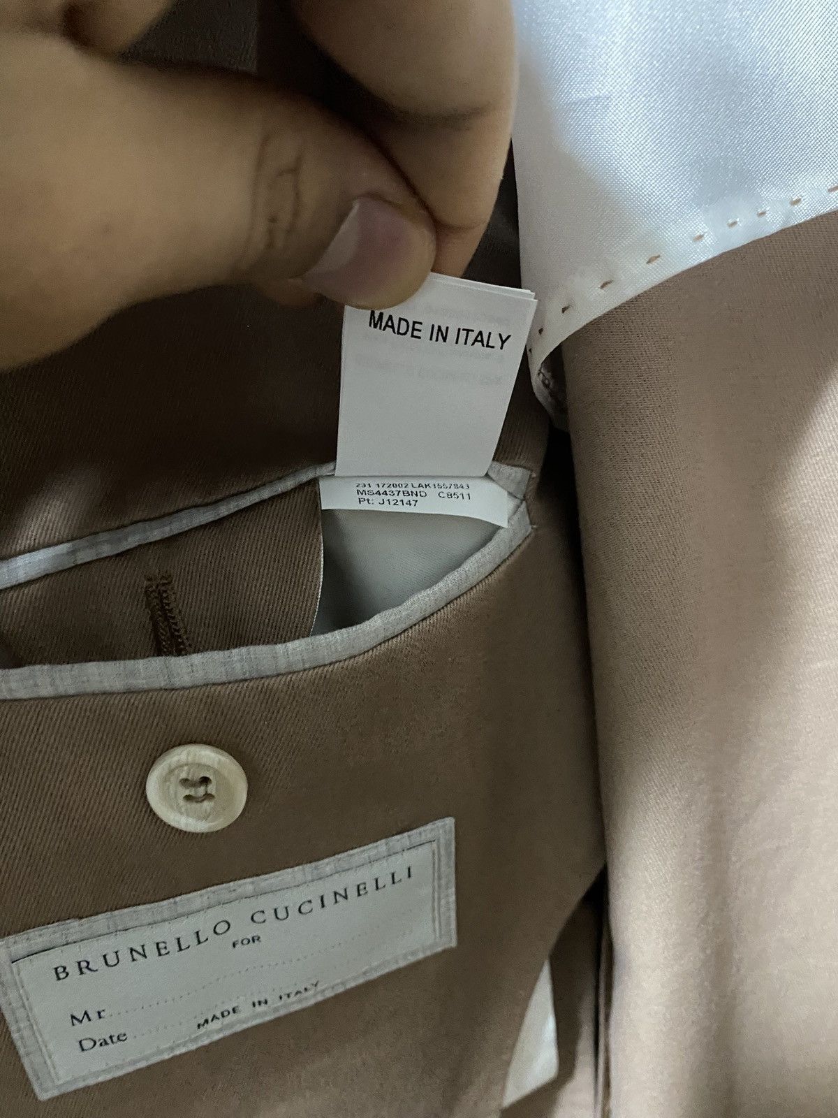 Brunello Cucinelli Brunello Cucinelli Blazer Size 40R - 4 Thumbnail