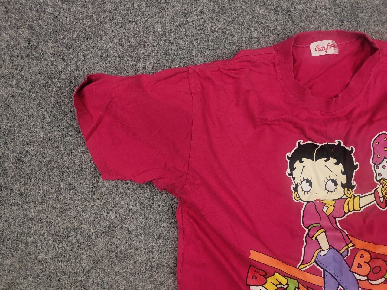 Cartoon Network Vintage 1993s Betty Boop AOP Big Face logo T shirt Cartoon Size US M / EU 48-50 / 2 - 5 Thumbnail