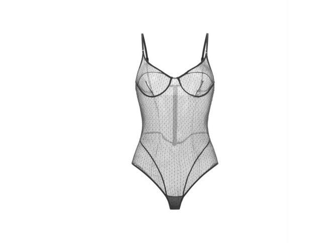 Tom Ford o1w1db10525 BO0018 Lace Bodysuit in Black Size L / US 10 / IT 46 - 1 Preview