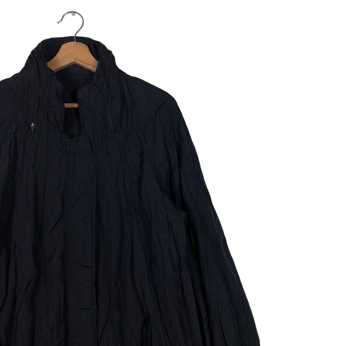 Japanese Brand Rich Black Long Fly Jacket Bondage Biker Issey Miyake Japan Size US M / EU 48-50 / 2 - 6 Thumbnail