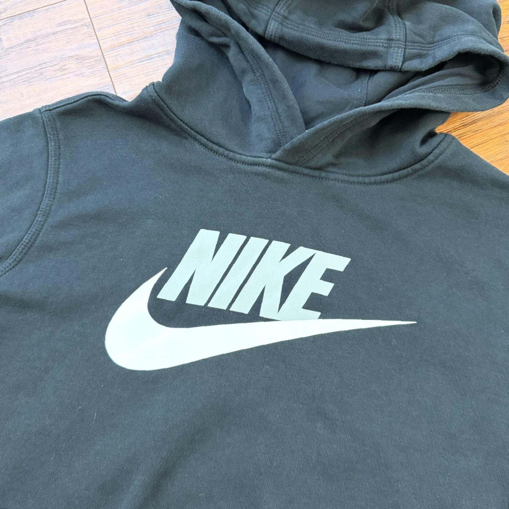 Nike Nike Hoodie Mens XL Black Strength Pullover Sweatshirt Swoosh Pockets Gym Size US XL / EU 56 / 4 - 2 Thumbnail