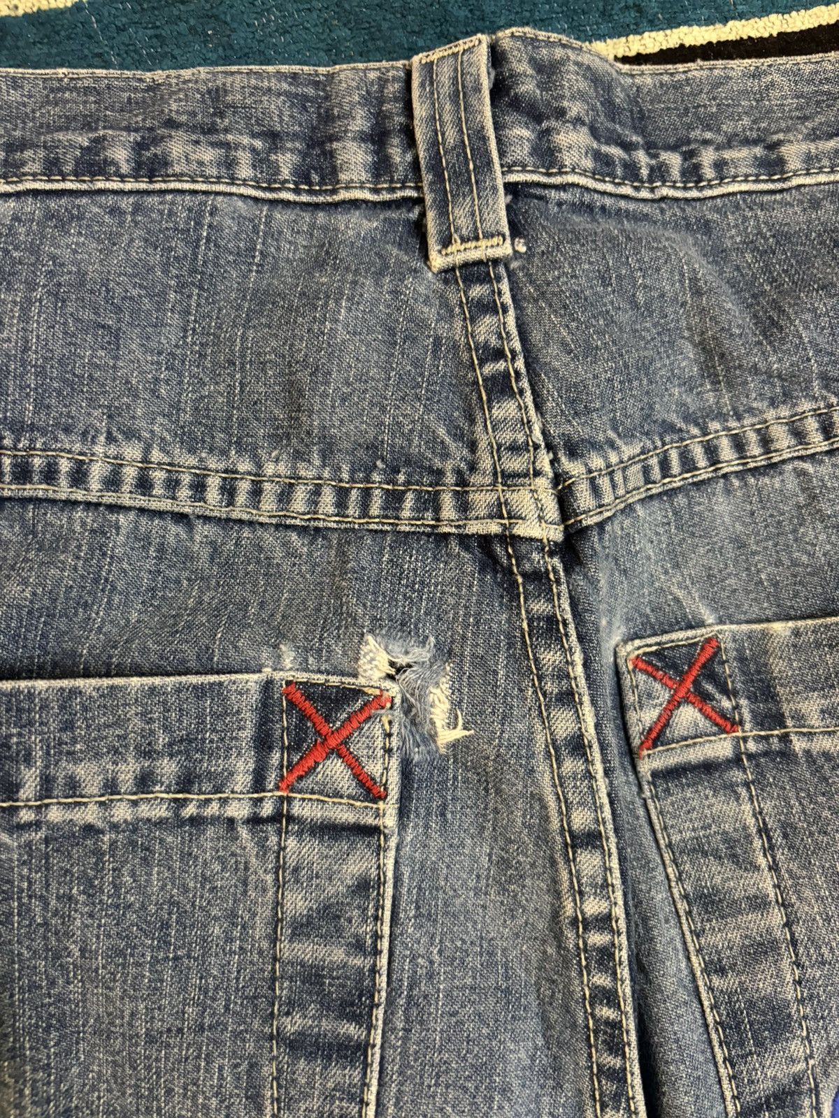 Vintage JNCO Shorts Mens 32 Black Jean Denim Jorts Baggy Hip