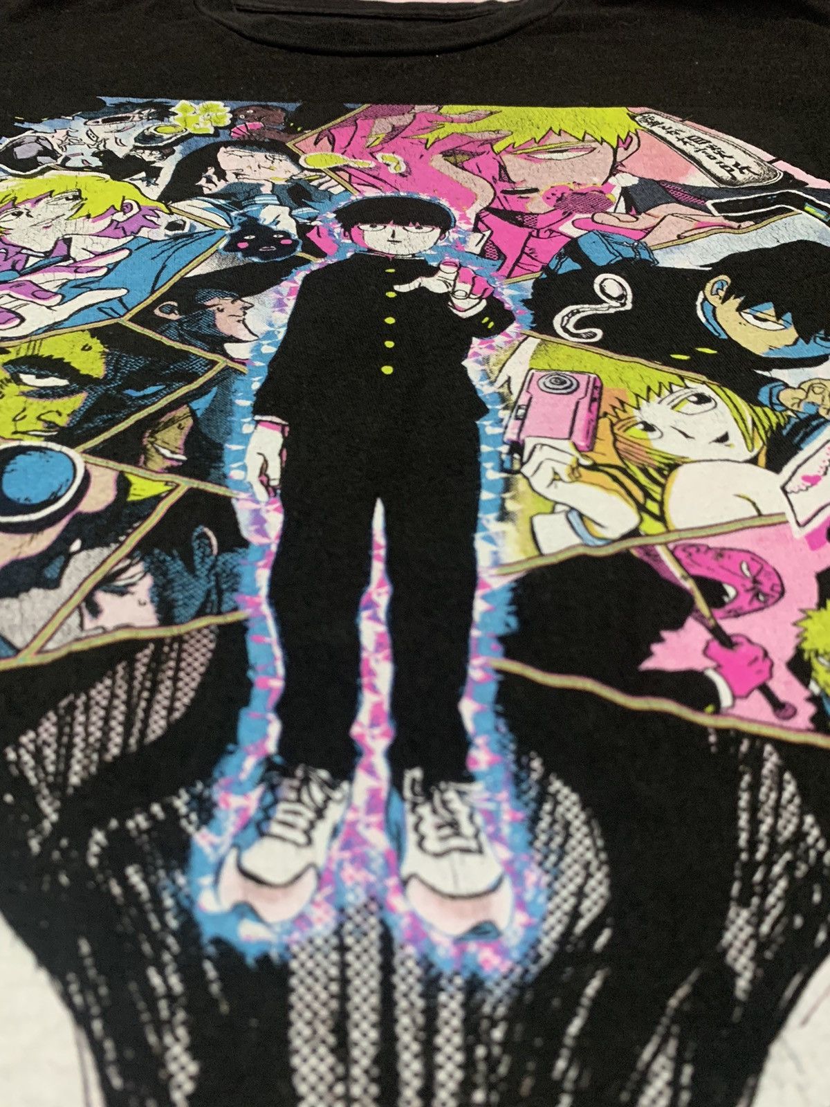 Anime Mob Psycho 100 Anime T-Shirt Black Size US M / EU 48-50 / 2 - 3 Thumbnail