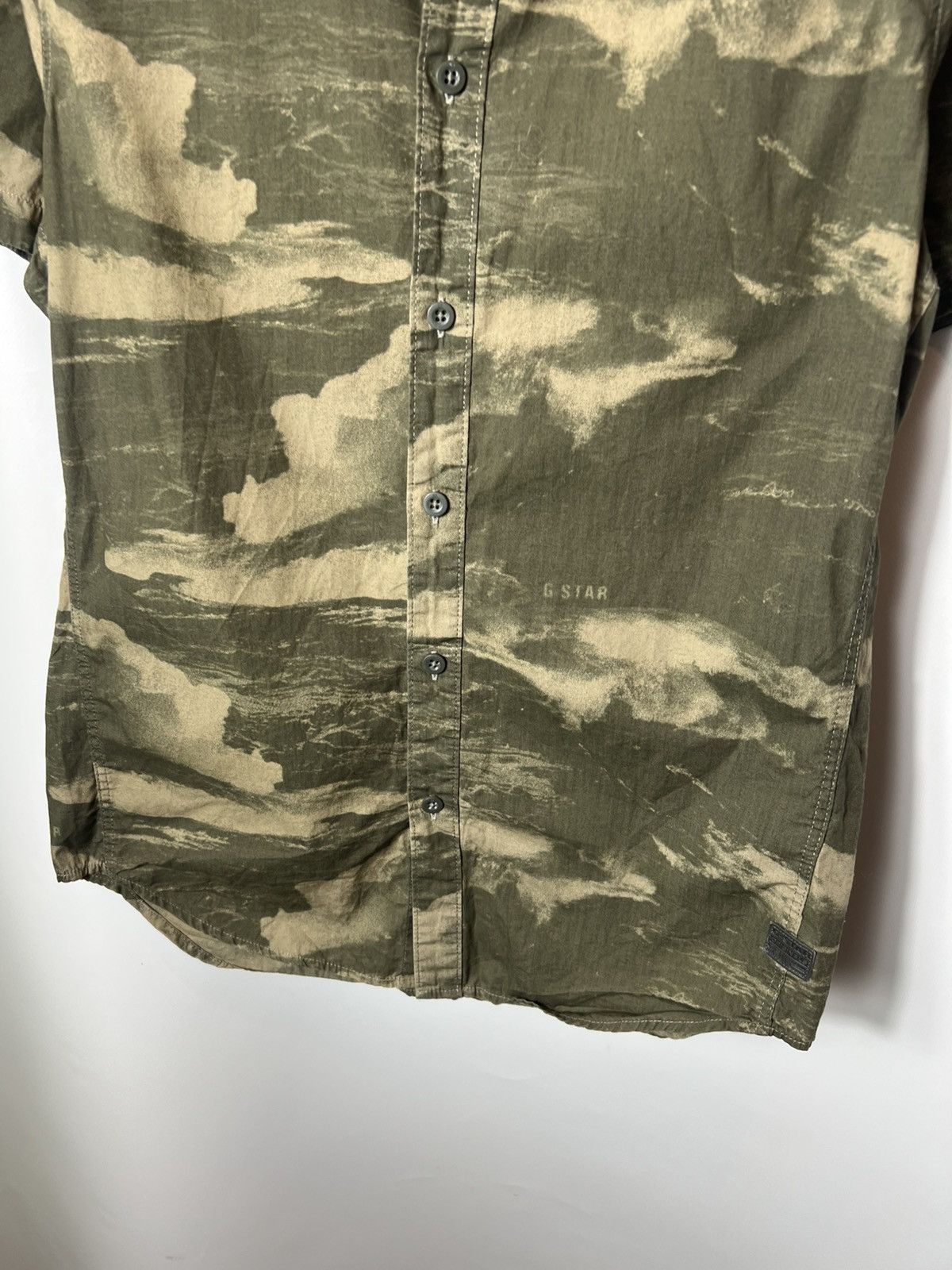 G-Star Vintage streetwear G Star Raw Cargo Line Camouflage shirt Size US M / EU 48-50 / 2 - 3 Thumbnail