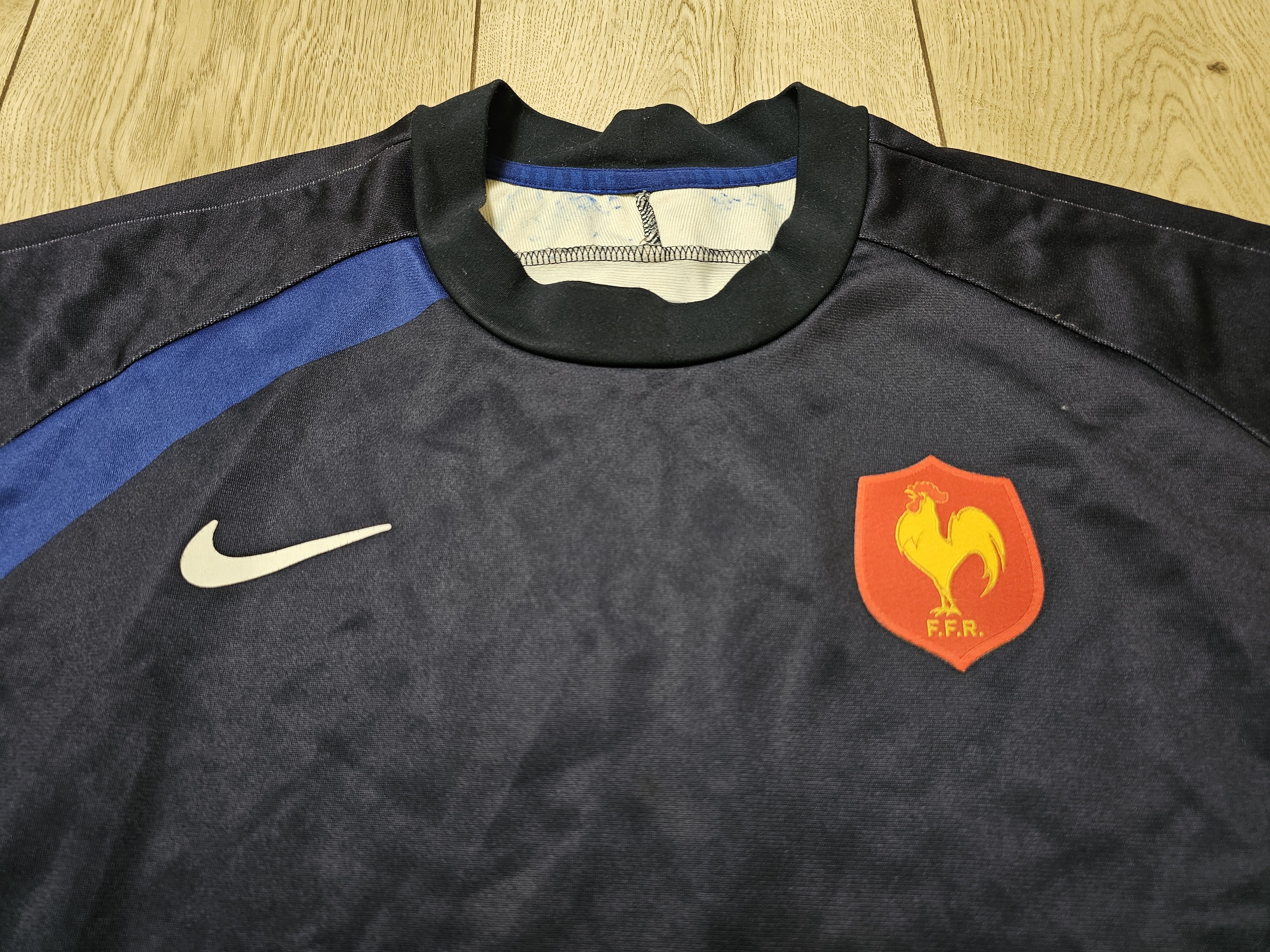Nike FRANCE RUGBY JERSEY VINTAGE 2007 RUGBY SHIRT FRANCE RUGBY Size US XL / EU 56 / 4 - 3 Thumbnail