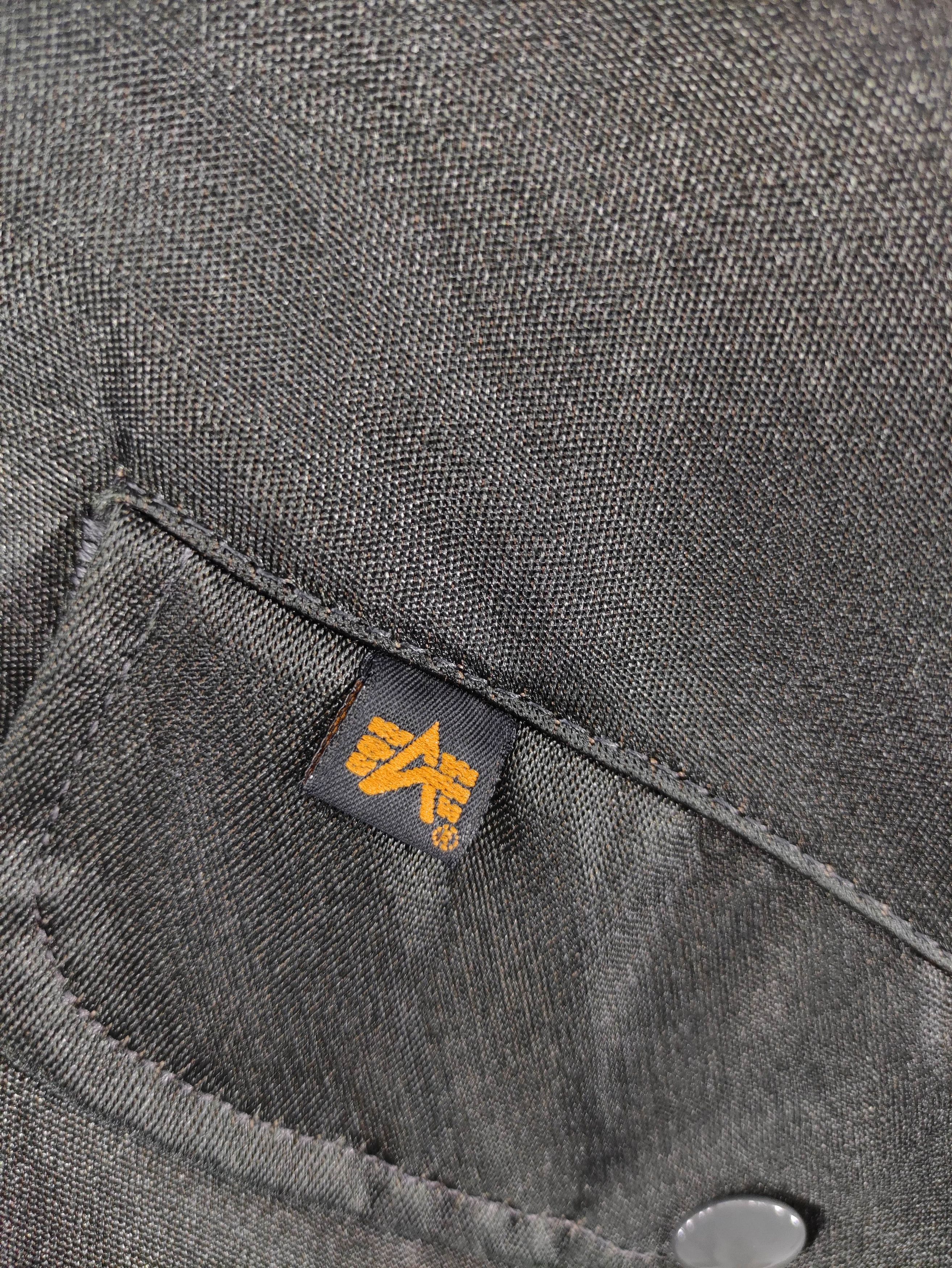 Alpha Industries Vintage Alpha Industries Jacket Zipper Size US L / EU 52-54 / 3 - 3 Thumbnail