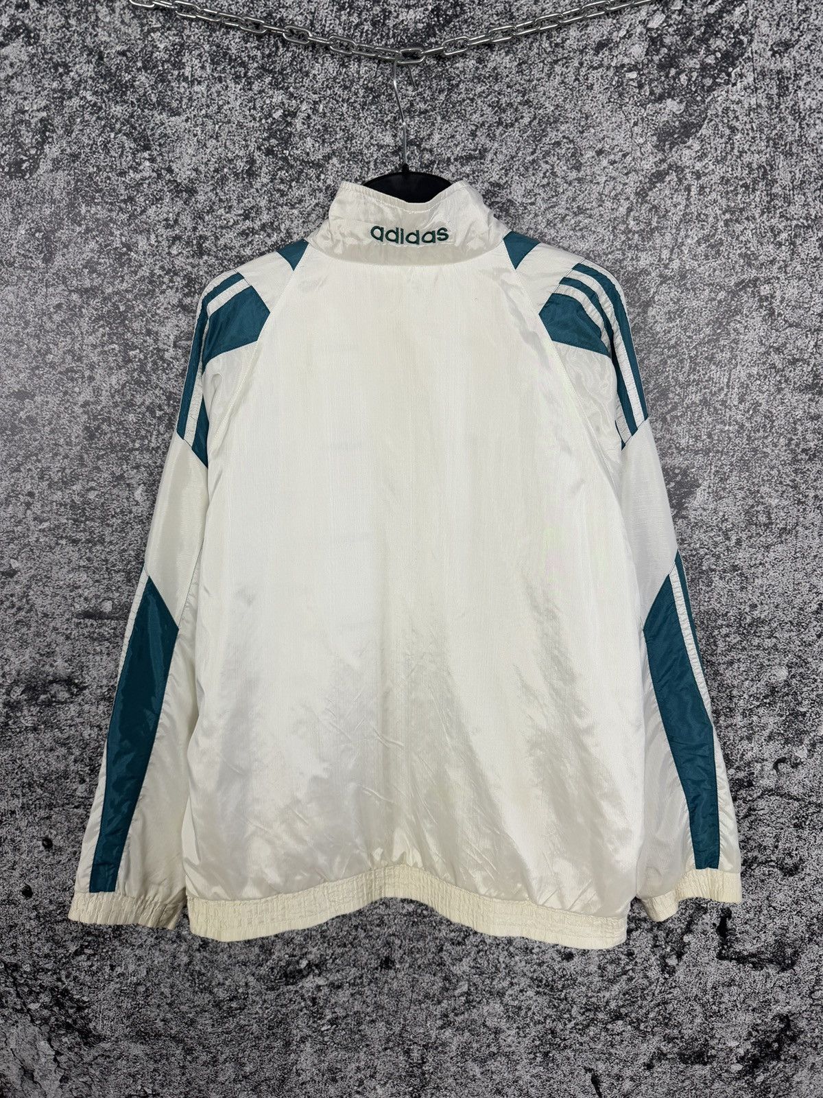 Adidas Men’s Adidas Vintage 90s Nylon Track Jacket Retro Y2K Size M Size US M / EU 48-50 / 2 - 9 Thumbnail