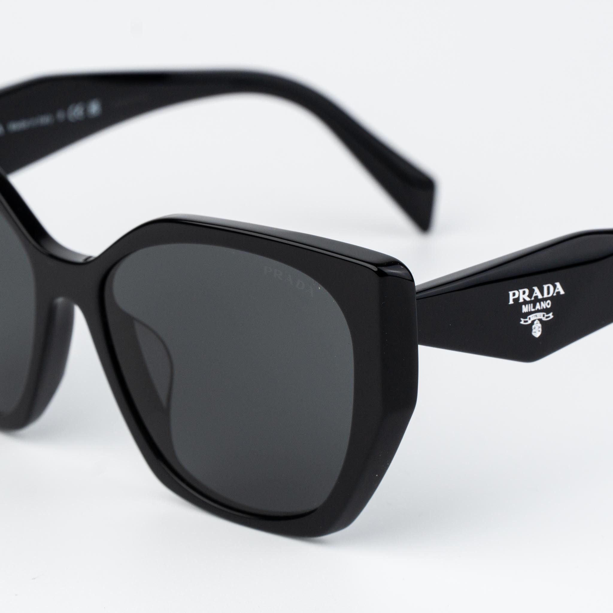 Prada Prada Women Sunglasses Cat Eye PR19ZSF 1AB5S0 NEW AUTHENTIC Size ONE SIZE - 5 Thumbnail