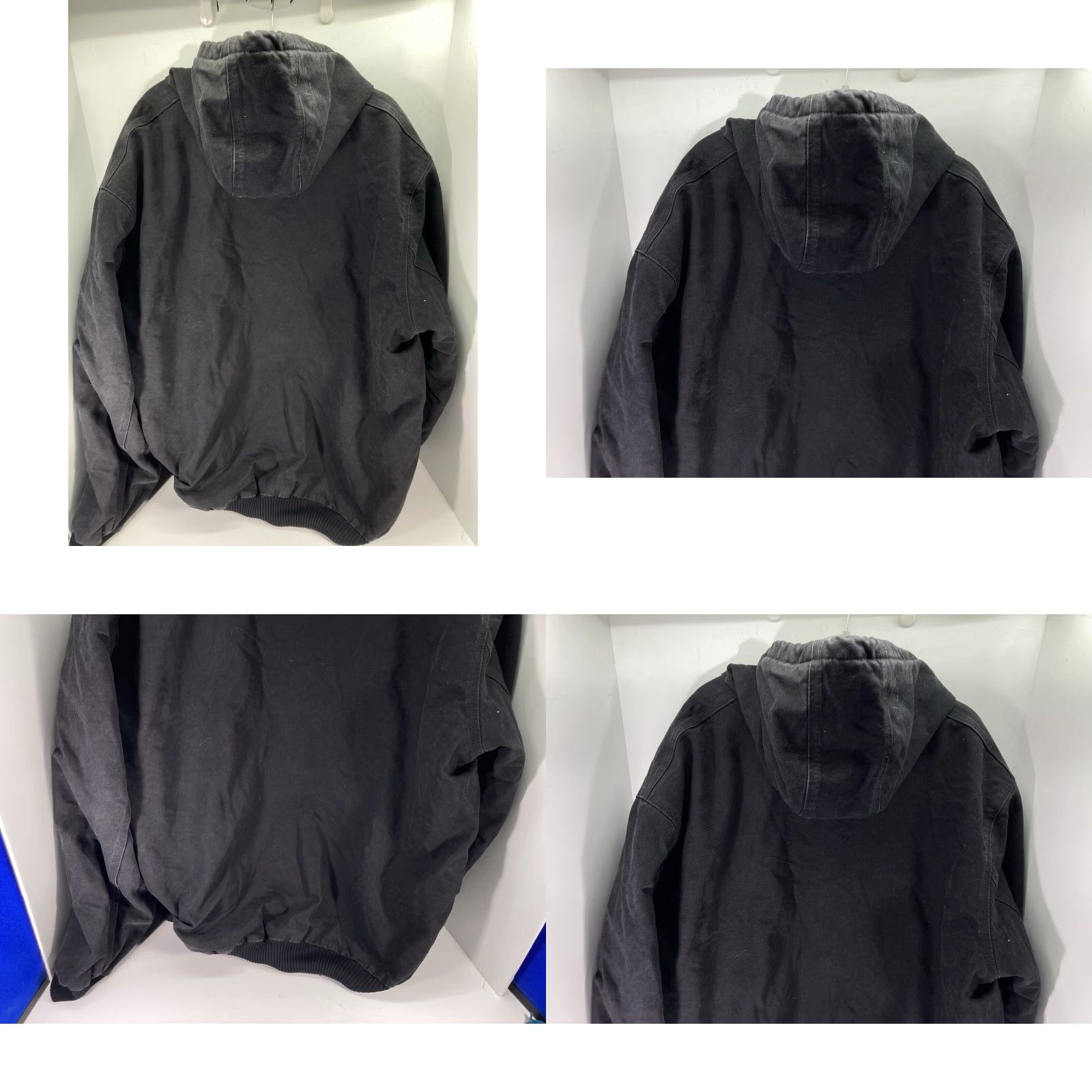 Carhartt VINTAGE Carhartt Jacket Coat Men 3XL Tall Black Duck Canvas Full Zip Hood J130 BLK Size US XXL / EU 58 / 5 - 8 Thumbnail