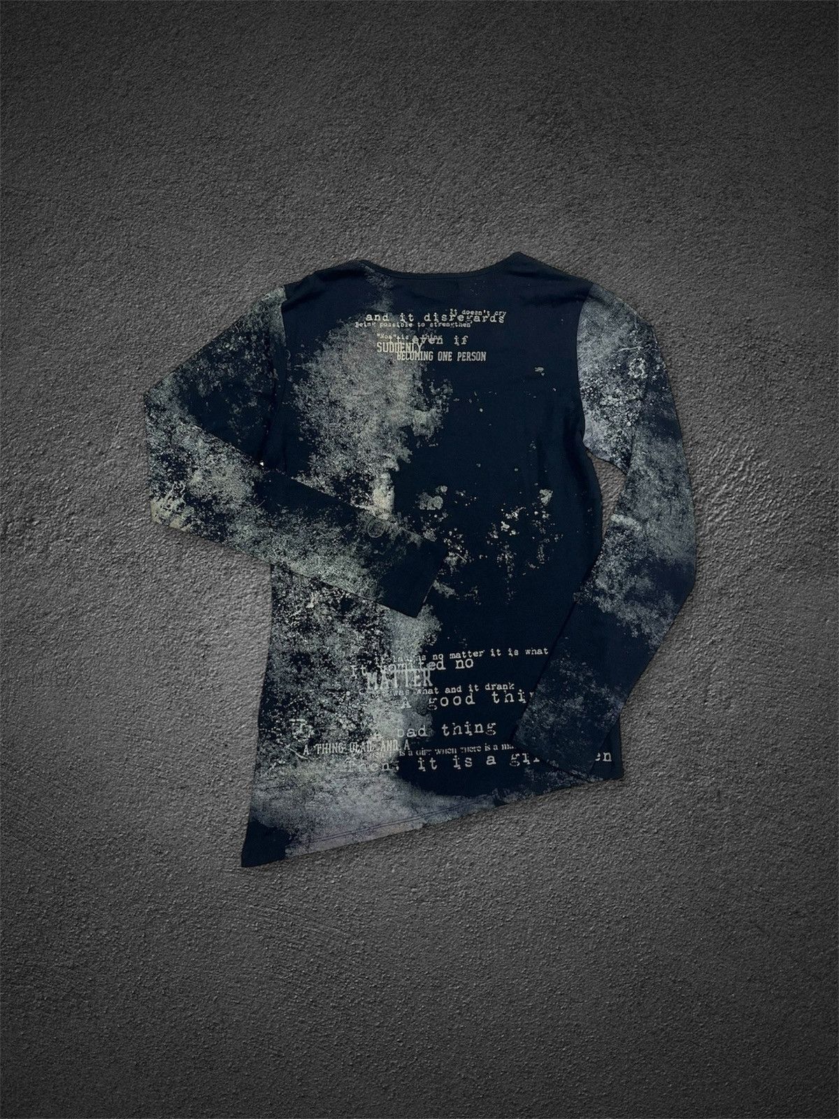 Japanese Brand asymmetrical punk extreme design longsleeve Size US S / EU 44-46 / 1 - 2 Thumbnail