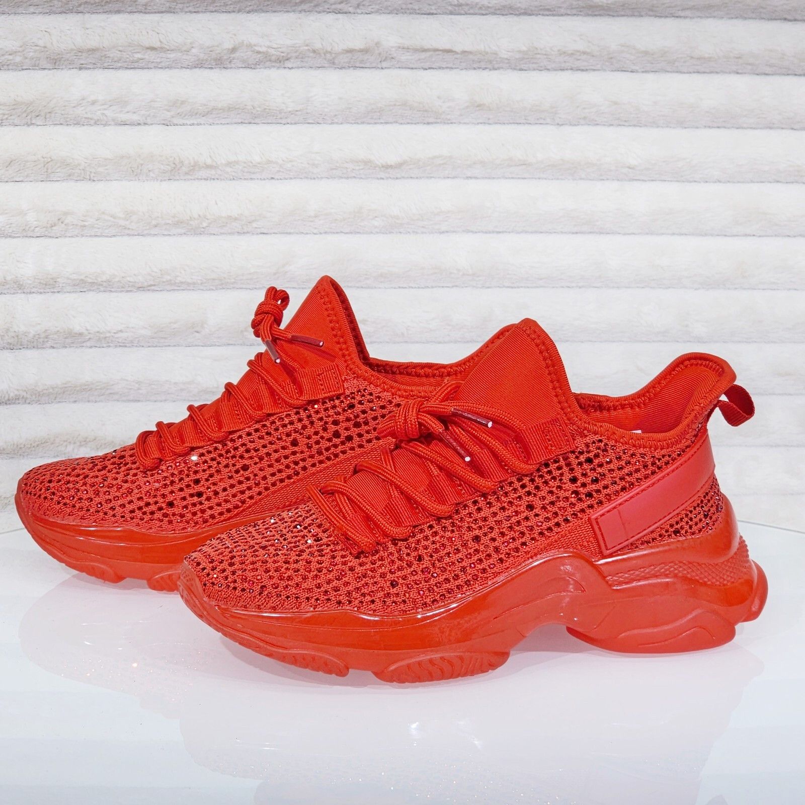 Other Frey Red Jelly Sole Slip On Pull Tie Comfy Running Shoes Sne Size US 7 / IT 37 - 9 Thumbnail