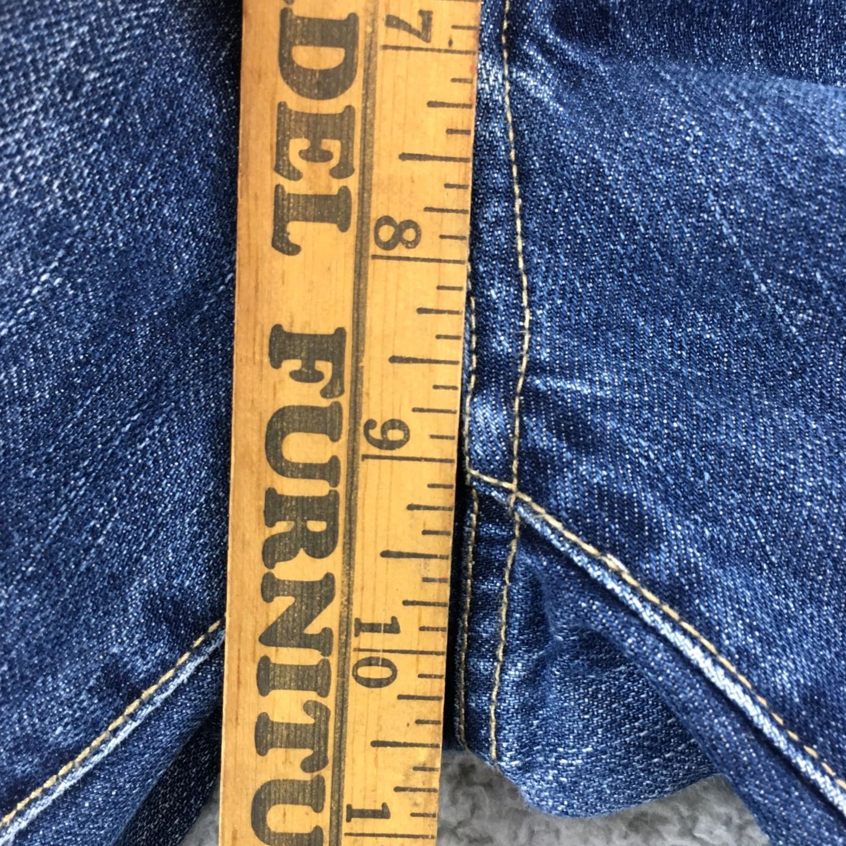 Eddie Bauer Eddie Bauer Jeans Womens 10 Blue Medium Wash Denim Mid Rise Flared Bootcut 100% Cotton Regular Inseam 30 Jeans Womens Size 32" / US 10 / IT 46 - 7 Thumbnail