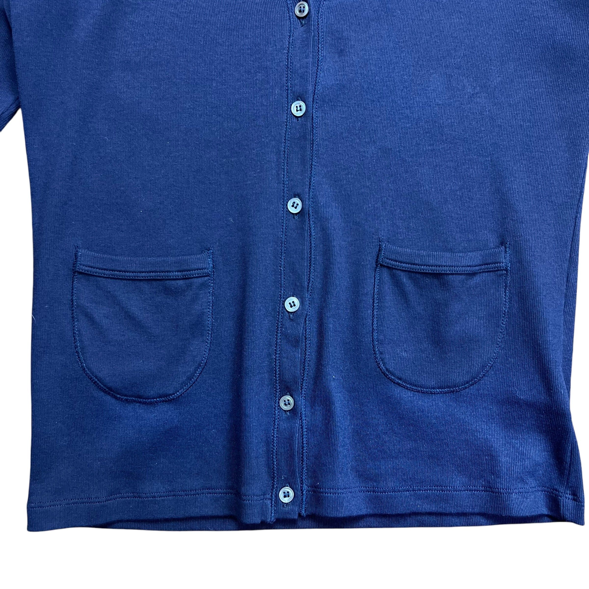 Fabiana Filippi Fabiana Filippi Navy Button-up Cardigan - L Size L / US 10 / IT 46 - 4 Thumbnail