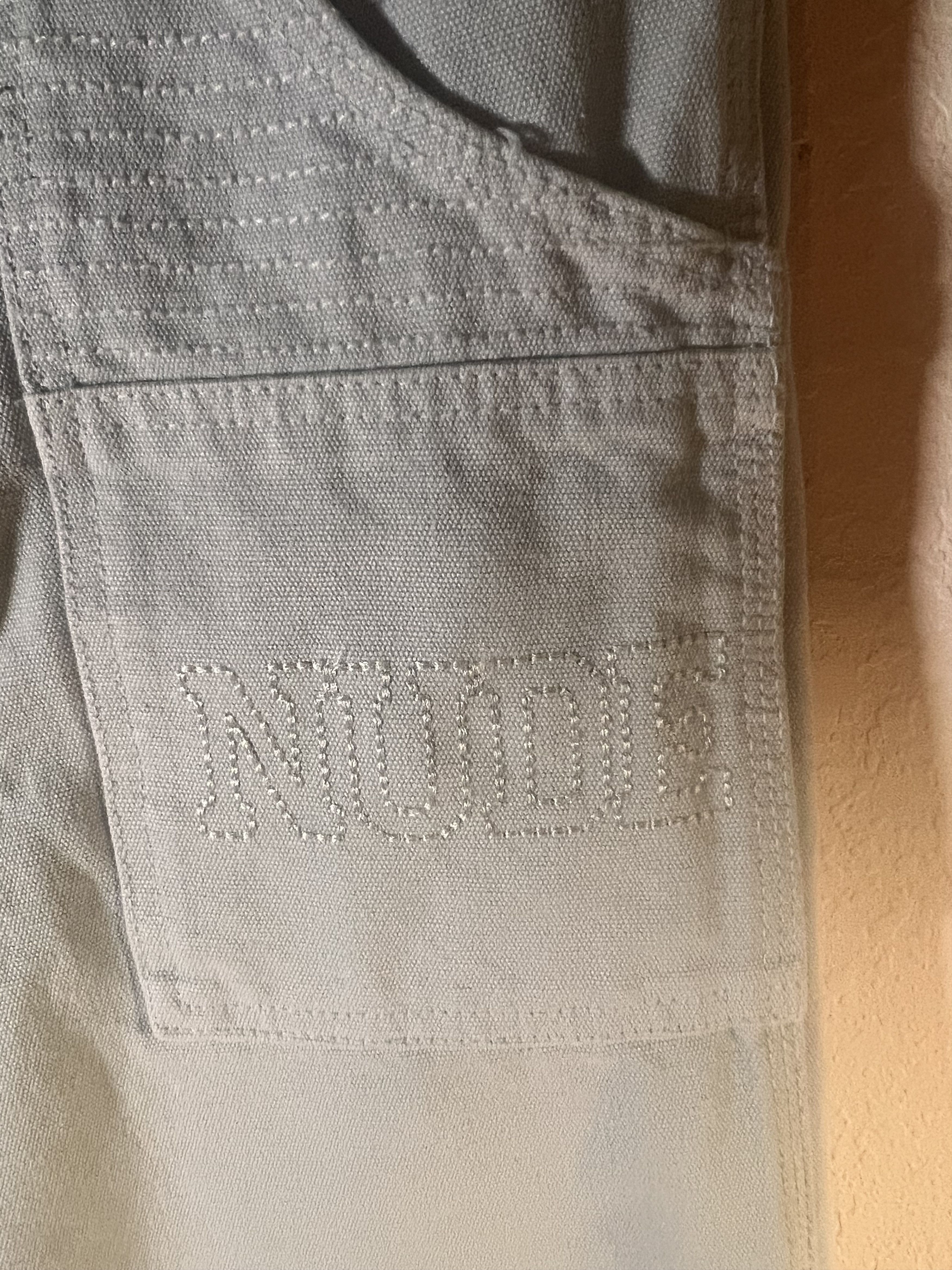 Nudie Jeans Nude Project Unisex S Carpenter Pants Icy Grey Size US 28 / EU 44 - 3 Thumbnail
