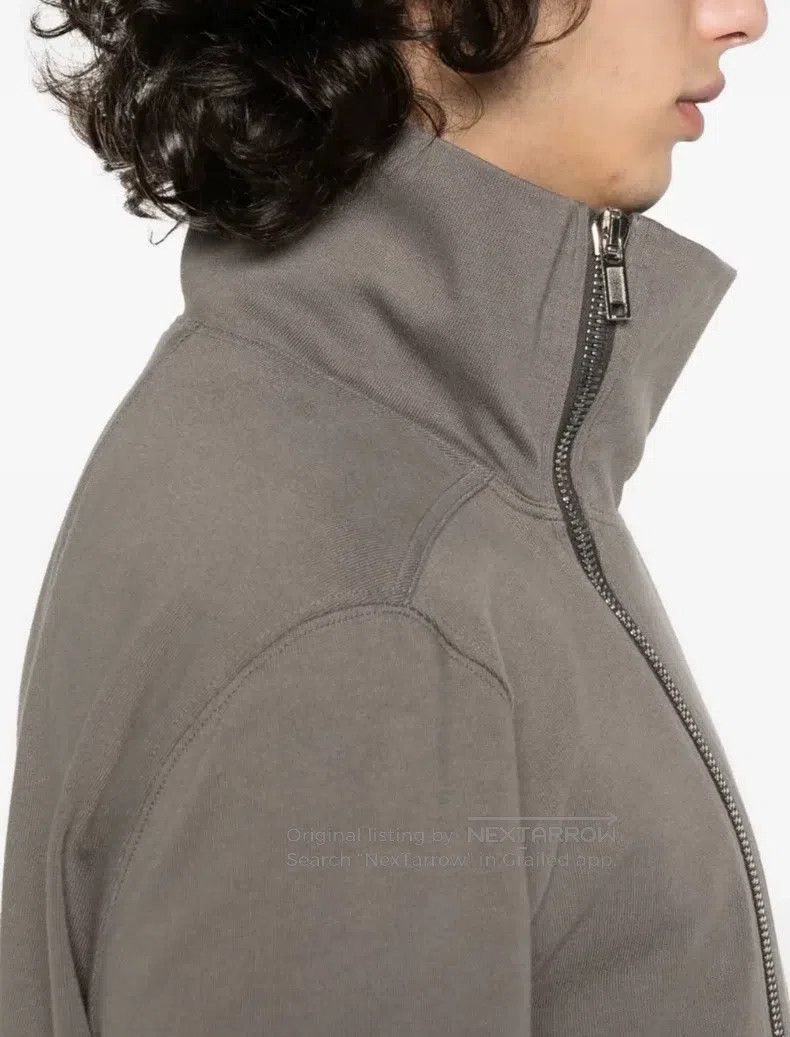 Rick Owens RICK OWENS Zip-up hoodie jacket, size S, khaki dark gray Size S / US 4 / IT 40 - 2 Thumbnail