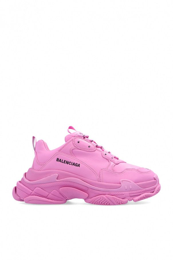 image of Balenciaga O1Srvl11E0424 Triple S Sneakers In Pink, Women's (Size 10)