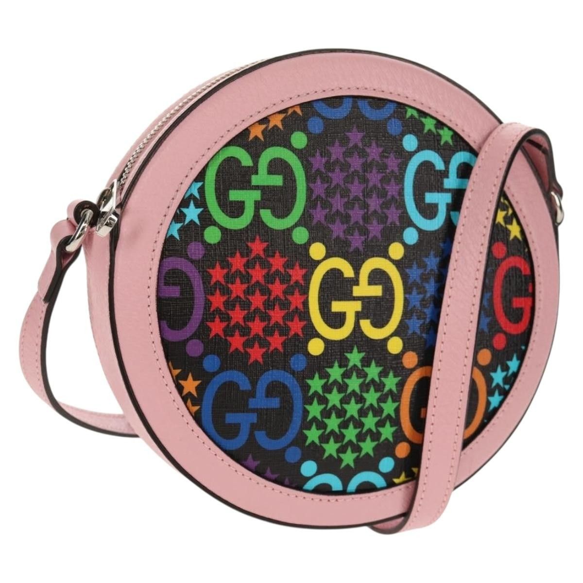 Gucci Gucci Round Psychedelic Print GG Coated Canvas Size ONE SIZE - 1 Thumbnail