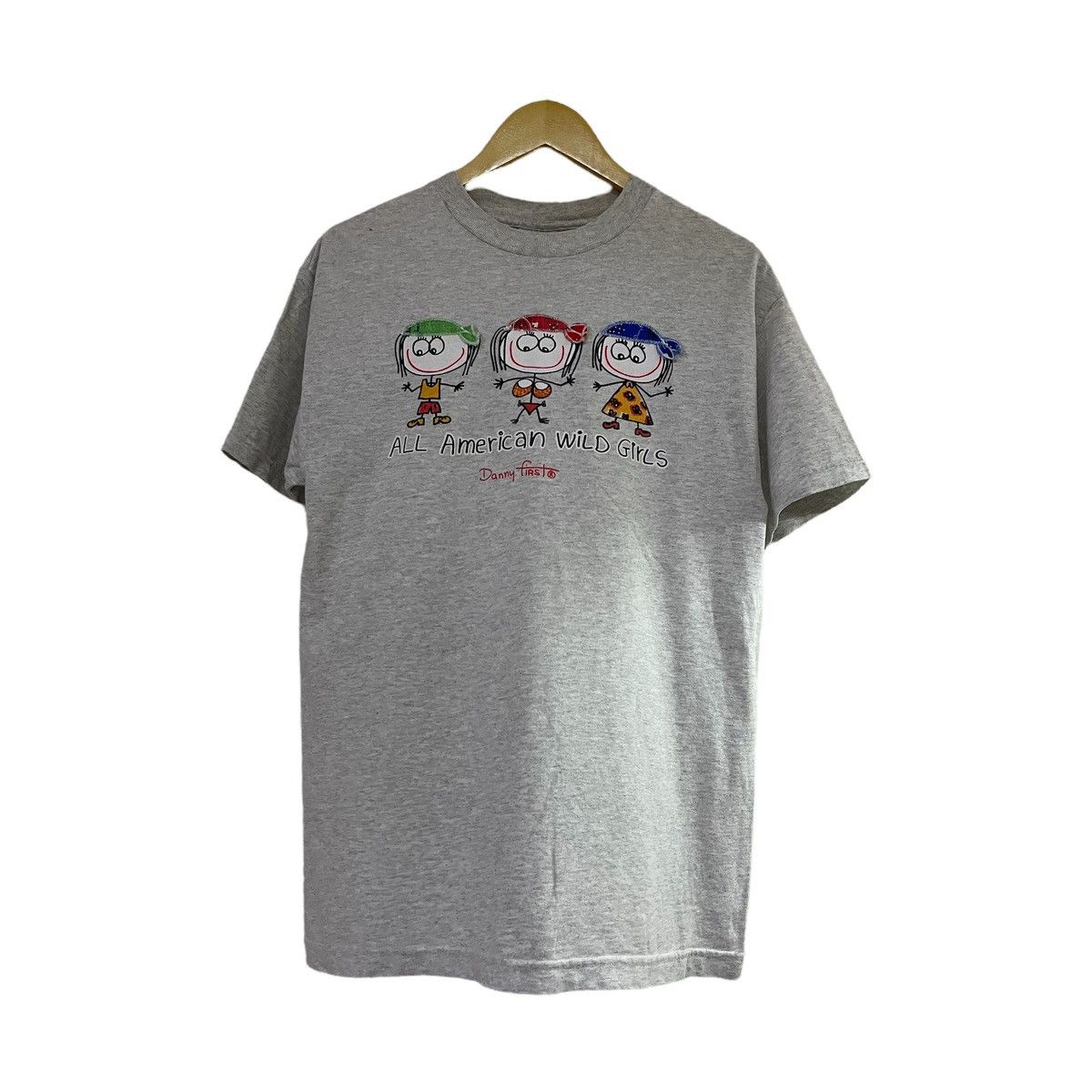 Japanese Brand × Vintage Tshirt Vintage All America Wild Girl Danny Firsto Size US M / EU 48-50 / 2 - 2 Thumbnail