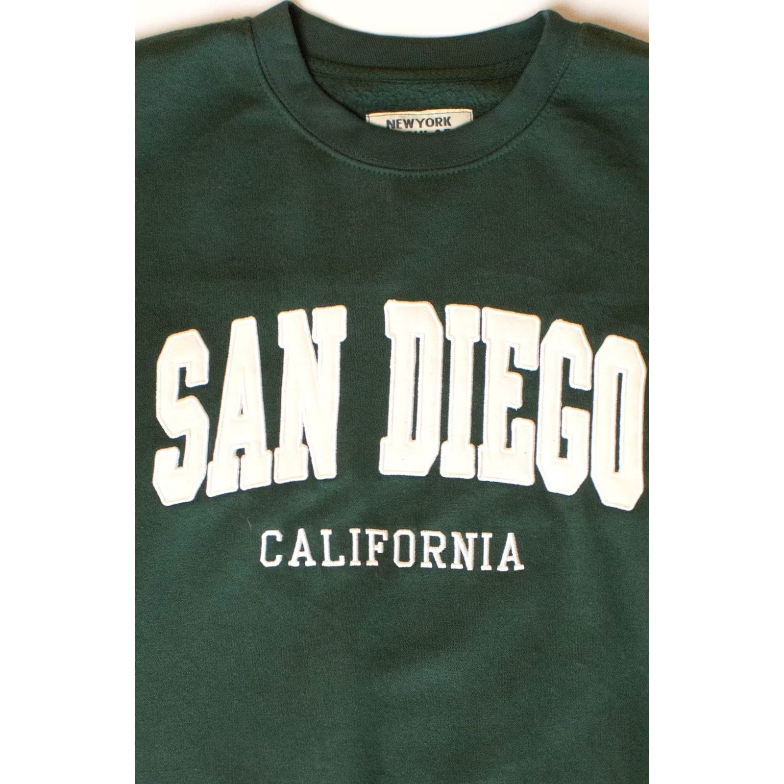 Vintage VINTAGE San Diego California Sweatshirt New York Popular X-Large Green 2000s Mens/Unisex Size US XL / EU 56 / 4 - 2 Thumbnail