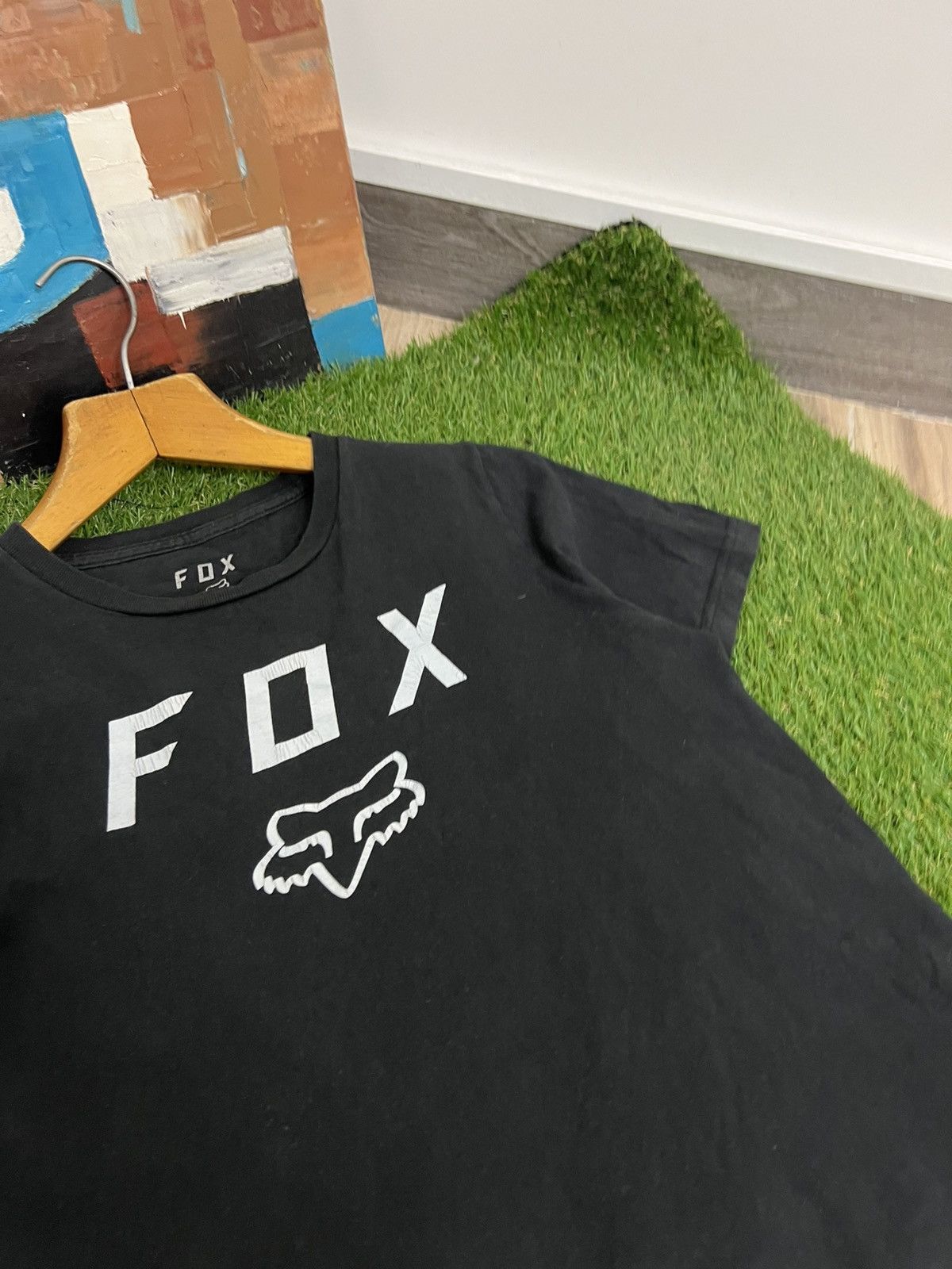 Fox Racing × Vintage Crazy vintage y2k black fox racing t-shirt Size S / US 4 / IT 40 - 3 Thumbnail
