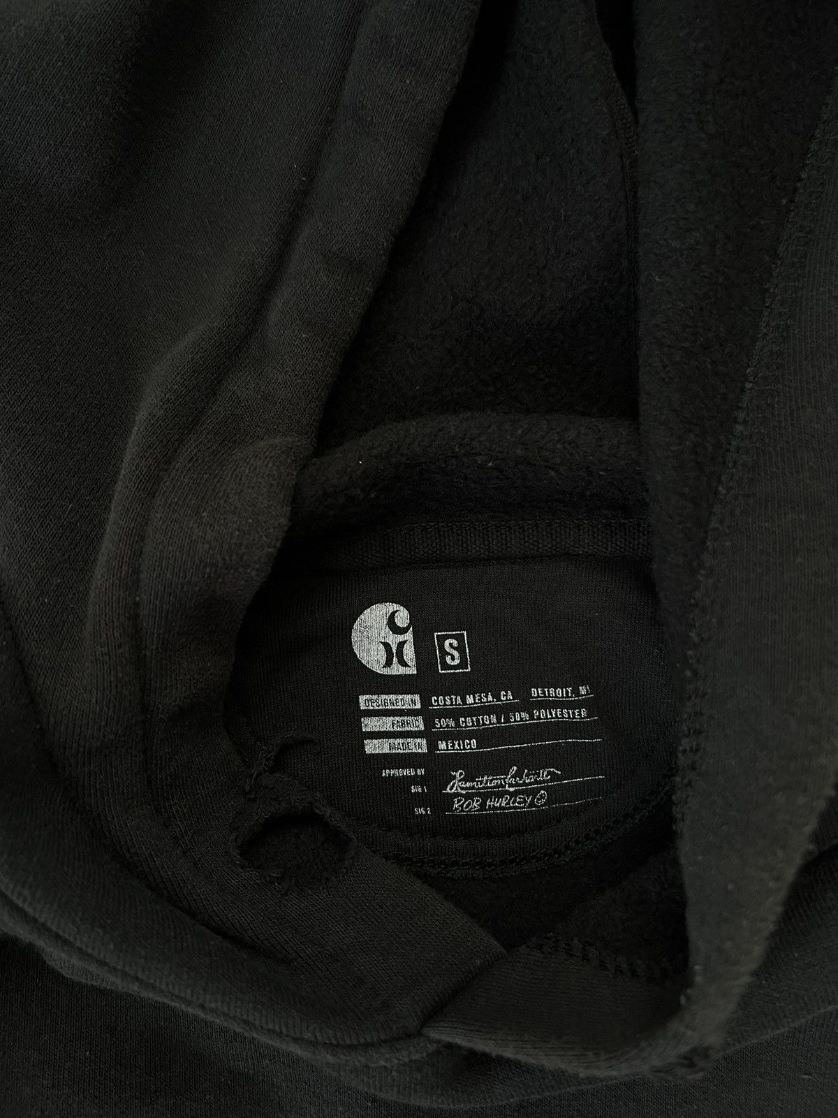 Carhartt × Hurley × Vintage 90's CARHARTT HURLEY SUNFADED DISTRESSED HOODIE Y2K Size US S / EU 44-46 / 1 - 6 Thumbnail