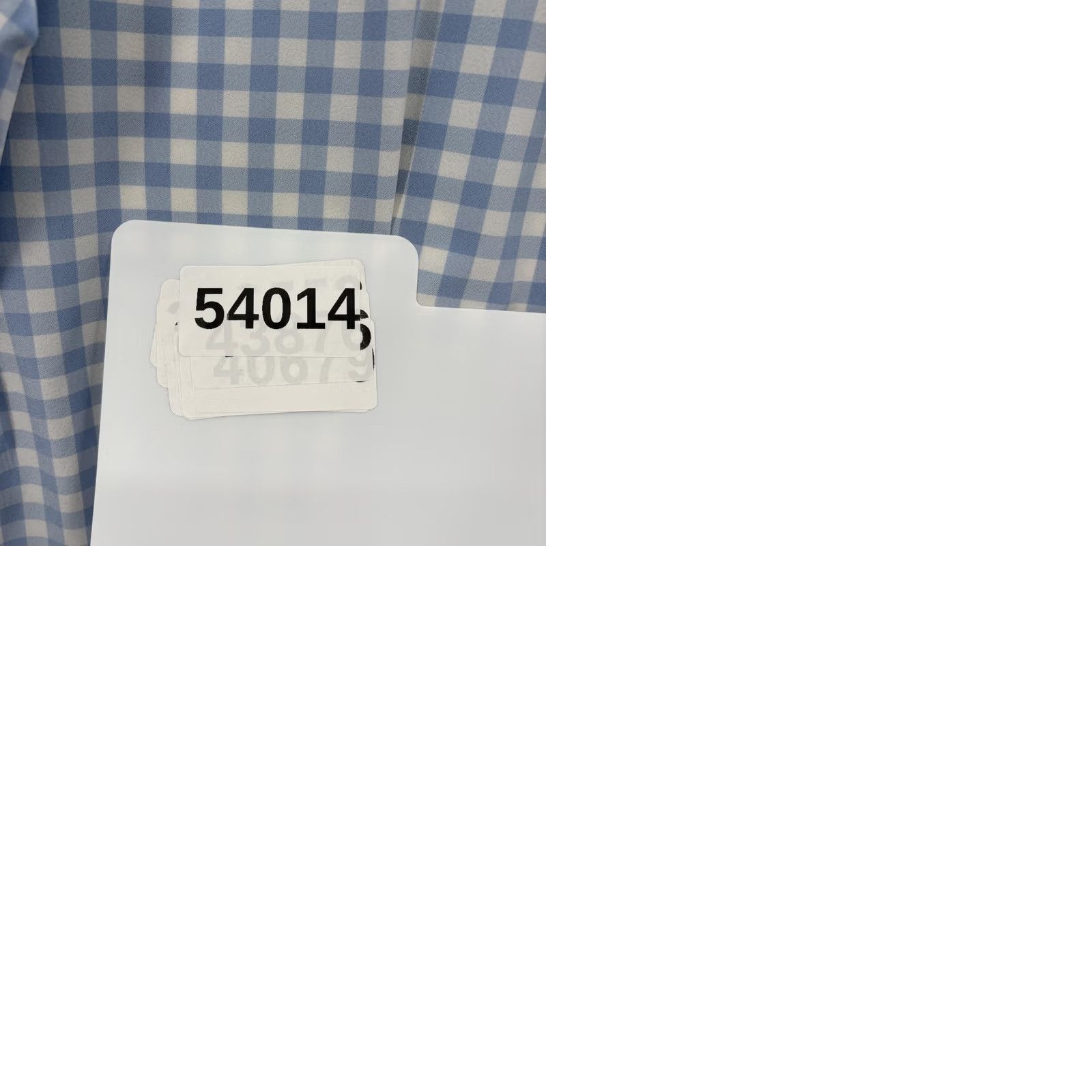 Mizzen+Main Mizzen+Main Leeward Shirt Mens 2XL Blue Gingham Trim Fit Wrinkle Free Stretch Size US XXL / EU 58 / 5 - 9 Thumbnail
