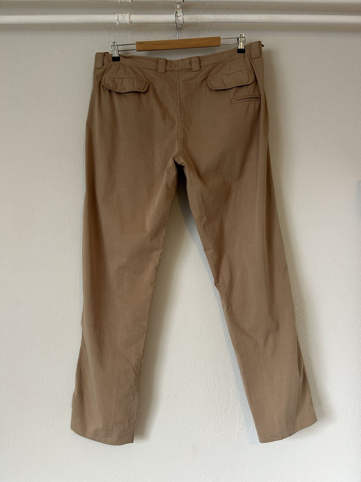 Brunello Cucinelli Brunello Cucinelli Beige Cotton Pants - Size 56 Size US 40 / EU 56 - 8 Thumbnail