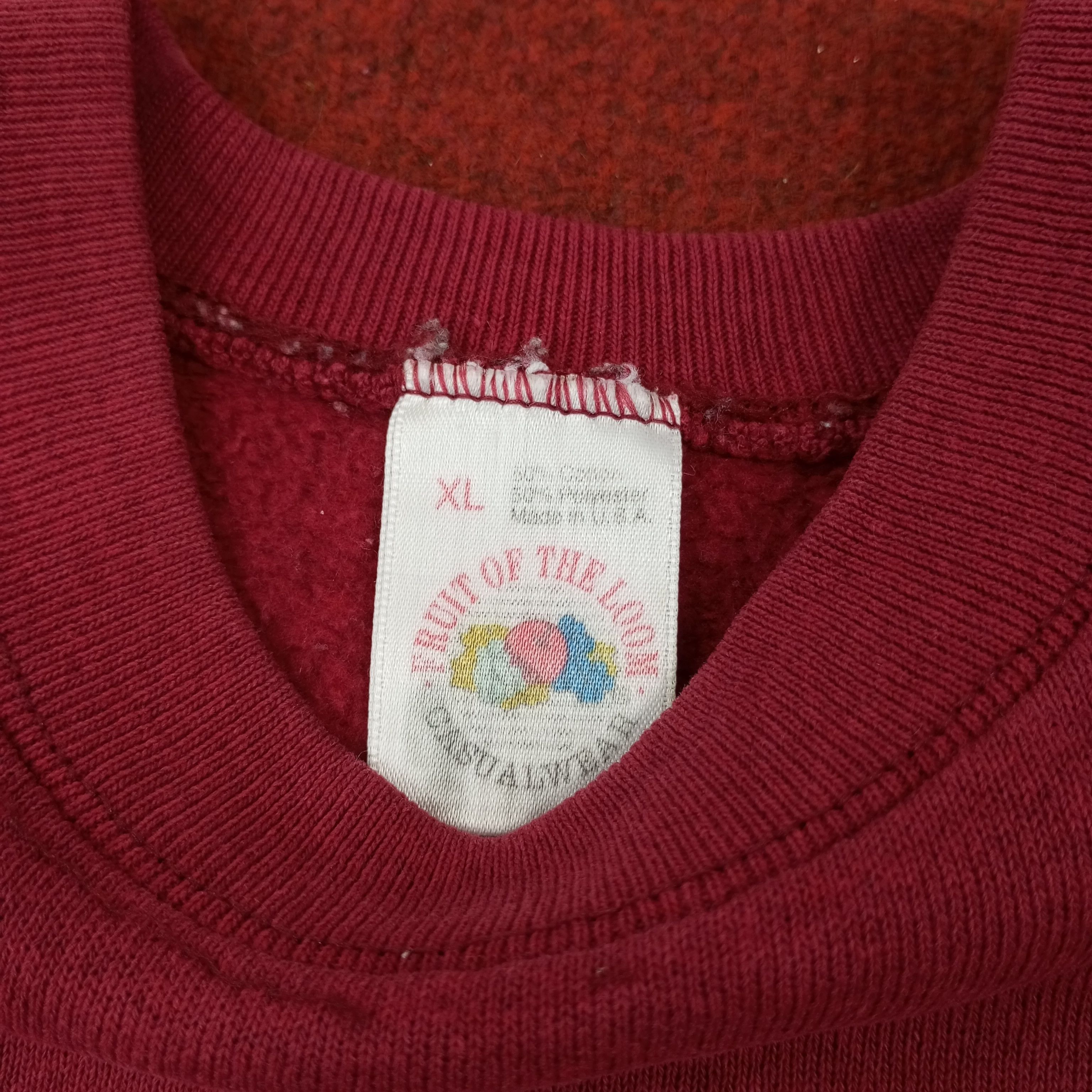 Fruit Of The Loom Heart Beat Boy Moonlight Forever Vintage Sweatshirt c222n7 Size US L / EU 52-54 / 3 - 5 Thumbnail