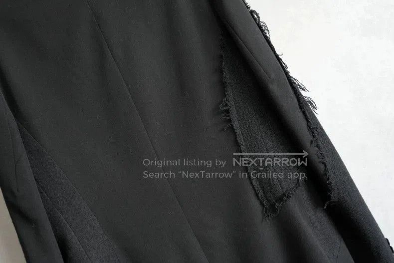 Yohji Yamamoto Yohji Yamamoto Knitted Patchwork Jacket. Size US M / EU 48-50 / 2 - 6 Thumbnail