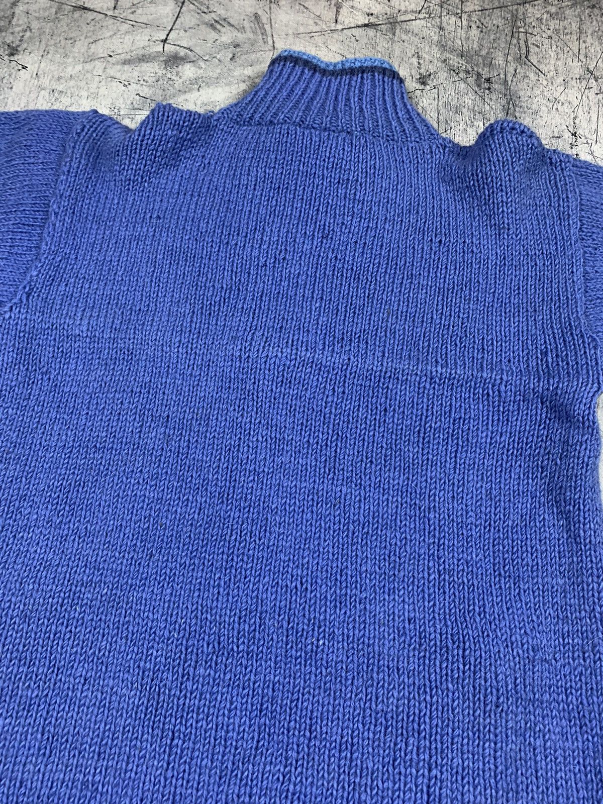 Handmade × Vintage Vintage Pachamama Handmade Hand-Knitted Daisy Sweater Size US L / EU 52-54 / 3 - 13 Thumbnail