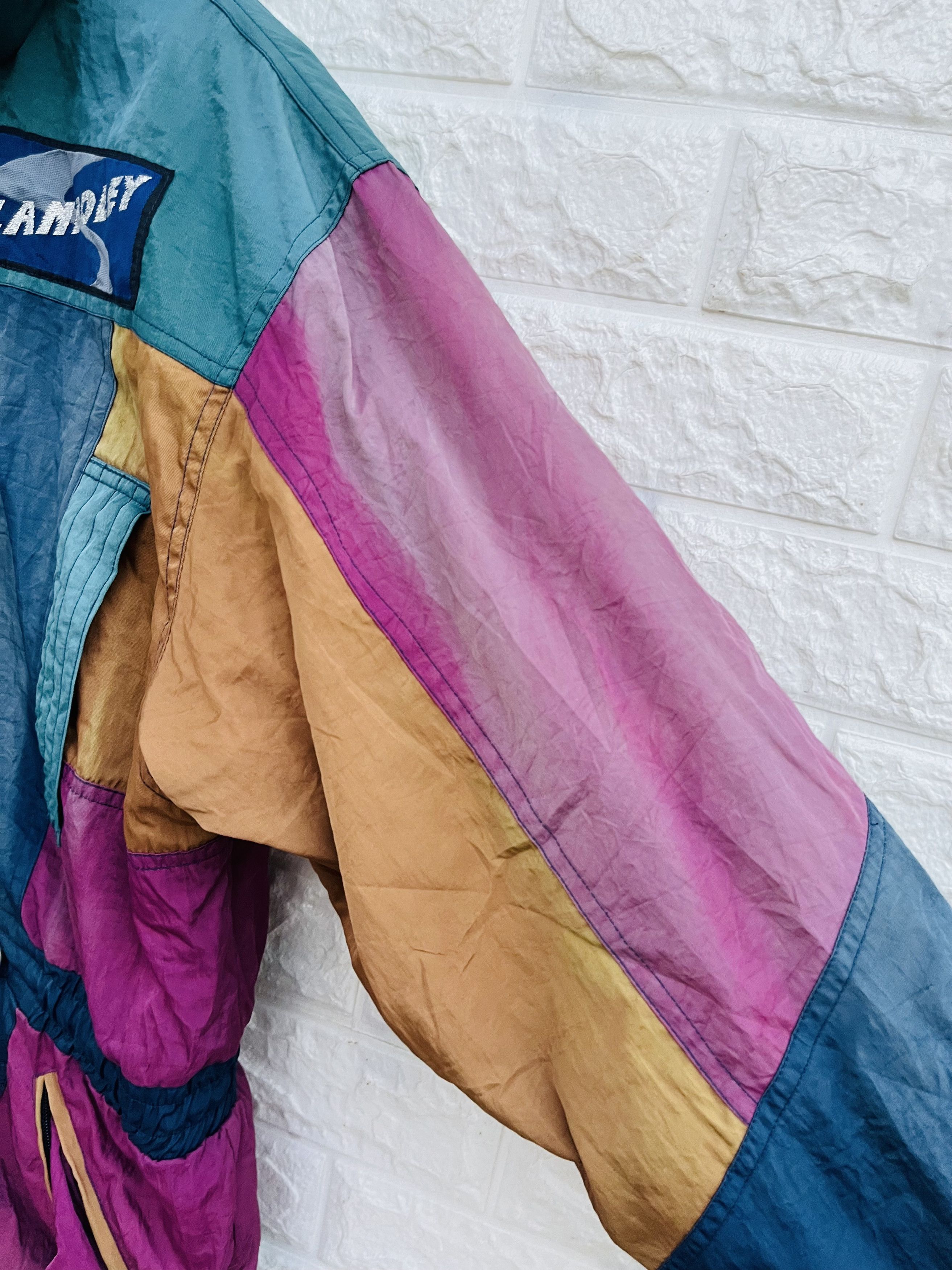 Japanese Brand Vintage Lamboley Multicolour Streetwear Style Ski Jacket Size US L / EU 52-54 / 3 - 7 Thumbnail