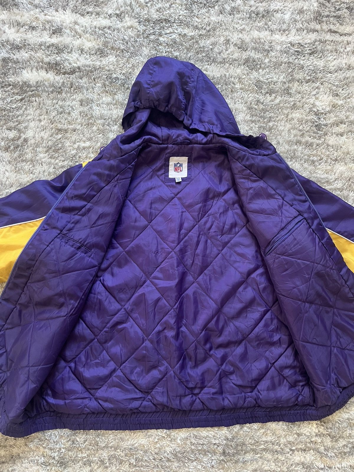 NFL × Sports Specialties NFL Minnesota Vikings Zip Up Jacket Size US XL / EU 56 / 4 - 6 Thumbnail