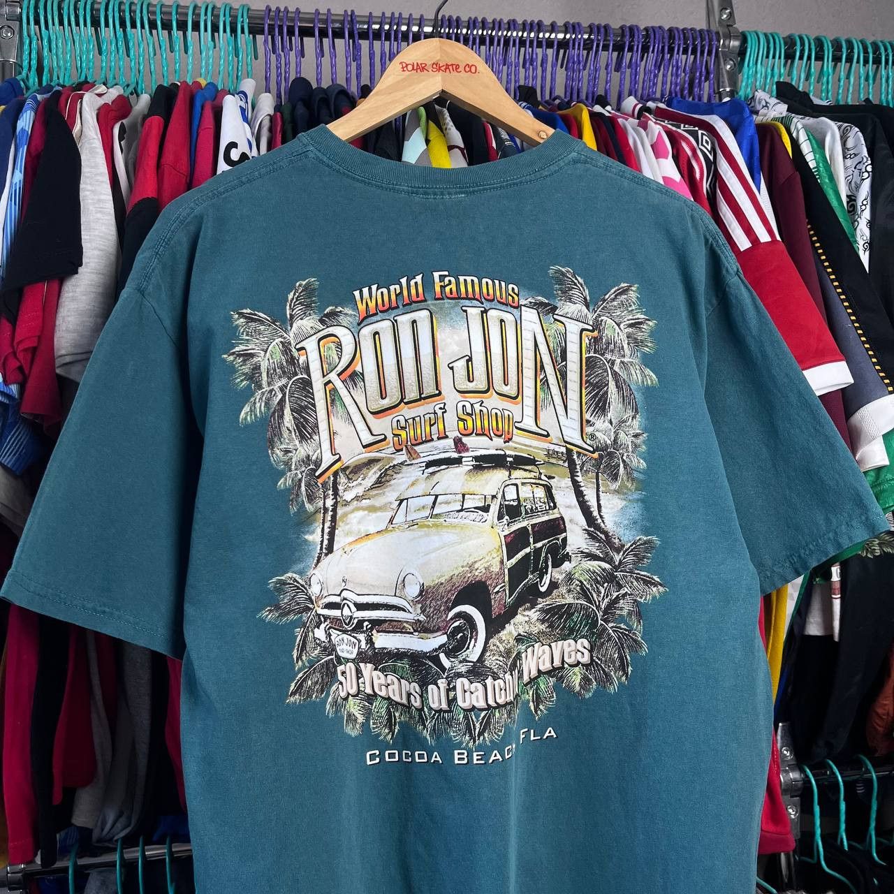 Ron Jon Surf Shop Vintage 90s Ron Jon Surf Shop Tshirt Size L Size US L / EU 52-54 / 3 - 1 Thumbnail