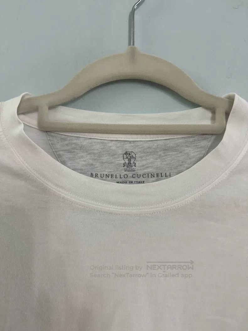 Brunello Cucinelli Brunello Cucinelli White short-sleeved T-shirt Size XS / US 0-2 / IT 36-38 - 6 Thumbnail