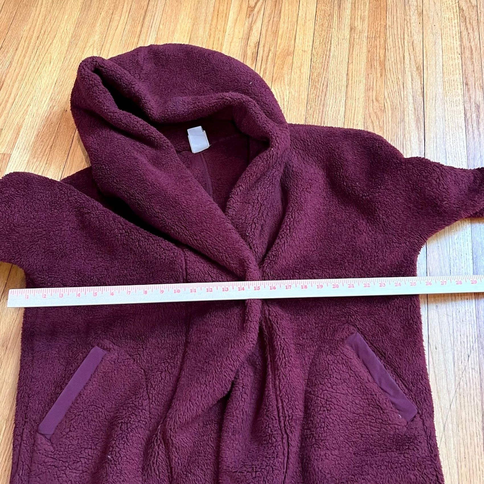 The North Face The North Face Women's L Oversize Jacket Sherpa Fleece Campshire Wrap Maroon Size L / US 10 / IT 46 - 3 Thumbnail