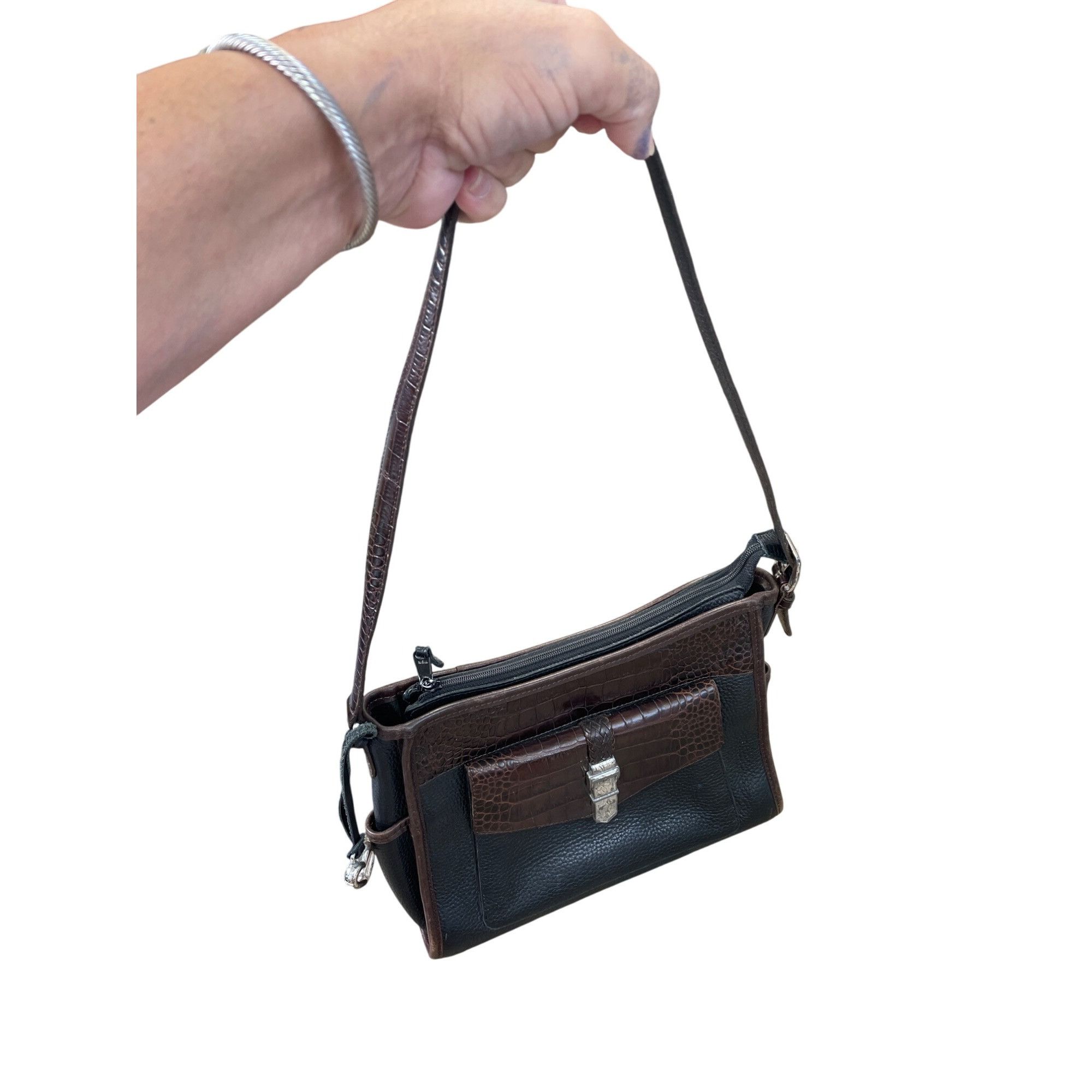 Brighton Brighton Womens Brown Leather Shoulder Handbag SKU 8962 Size ONE SIZE - 19 Thumbnail