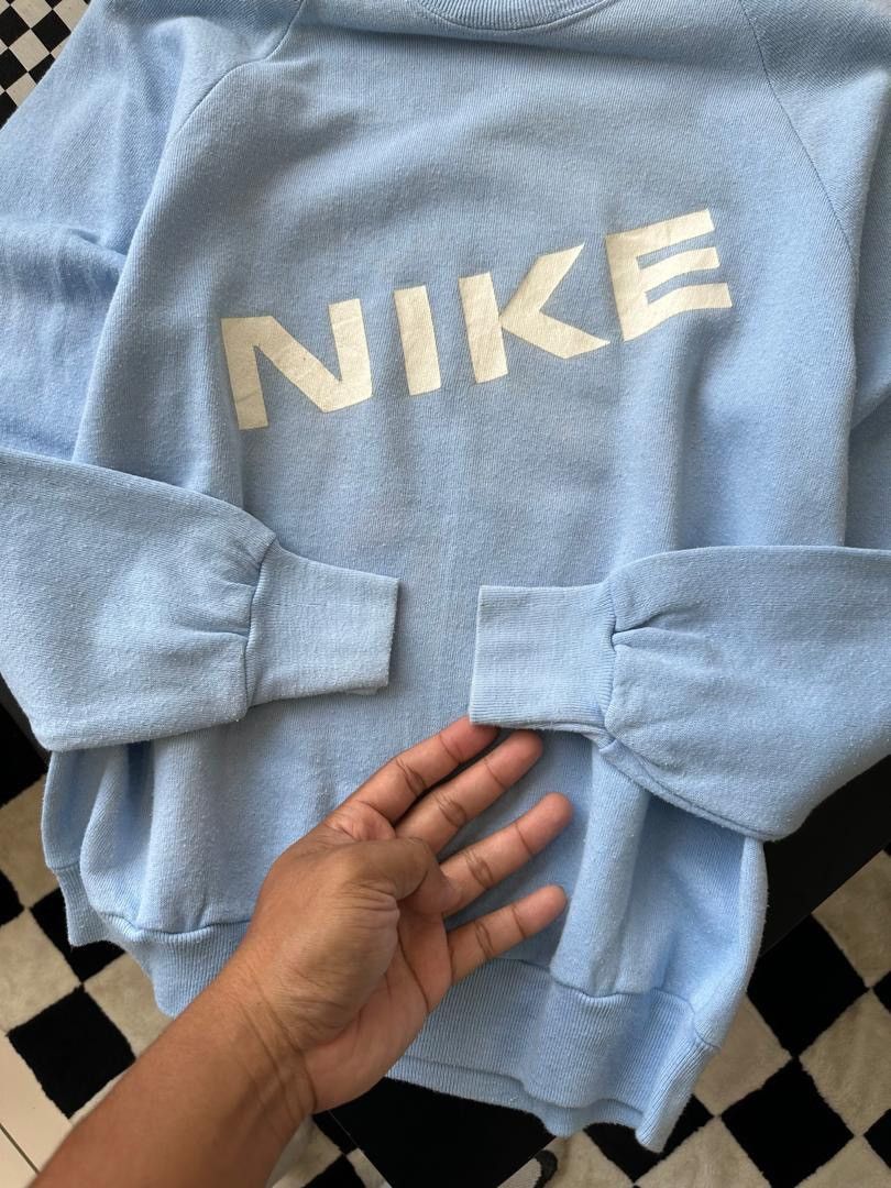 Other × Vintage VINTAGE 80’s NIKE SPELLOUT SWEATSHIRT Size US M / EU 48-50 / 2 - 4 Thumbnail