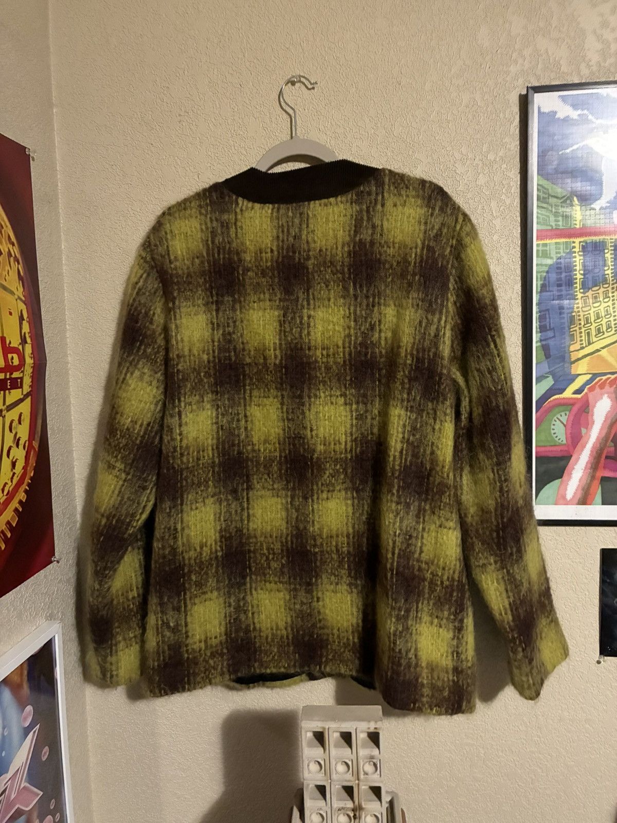 Goodfight Goodfight Yellow Plaid Cardigan Size US L / EU 52-54 / 3 - 2 Thumbnail