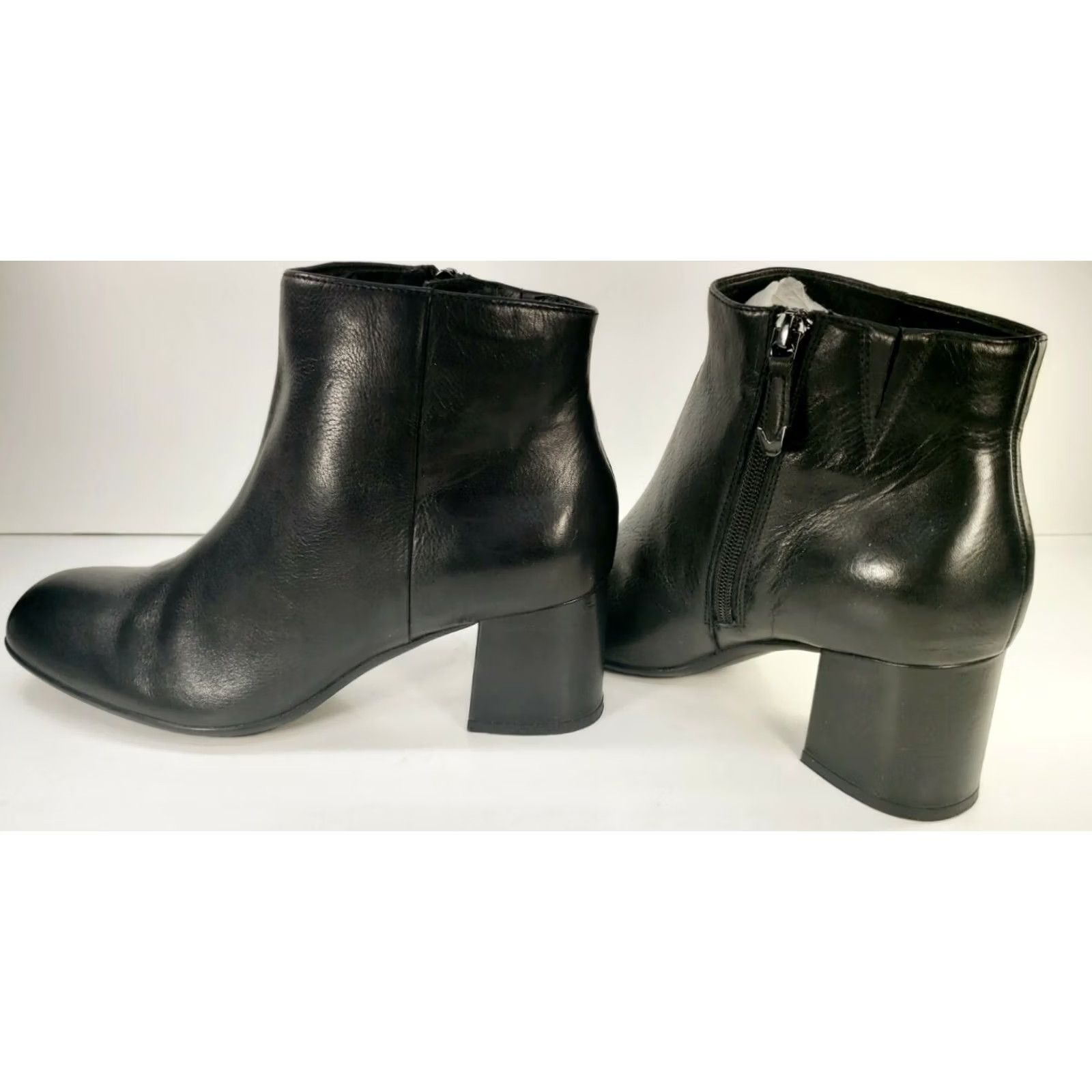 Vintage Earthies Apollo Soft Leather Boots Black Women's Casual 9.5B Size L / US 10 / IT 46 - 4 Thumbnail