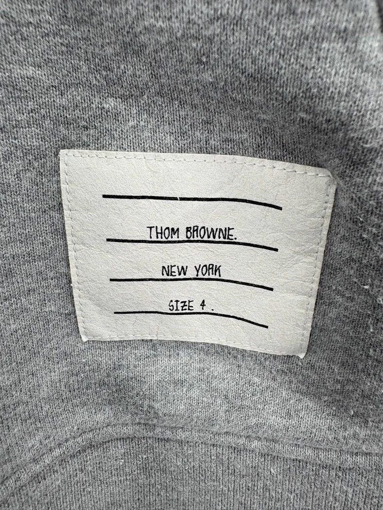 Thom Browne Thom Browne Gray zip hoodie Size US XL / EU 56 / 4 - 7 Thumbnail