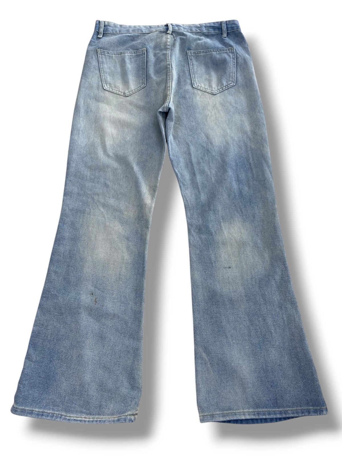Japanese Brand Japanese Brand Faded Blue Wash Style Bootcut Jeans Size US 33 - 3 Thumbnail