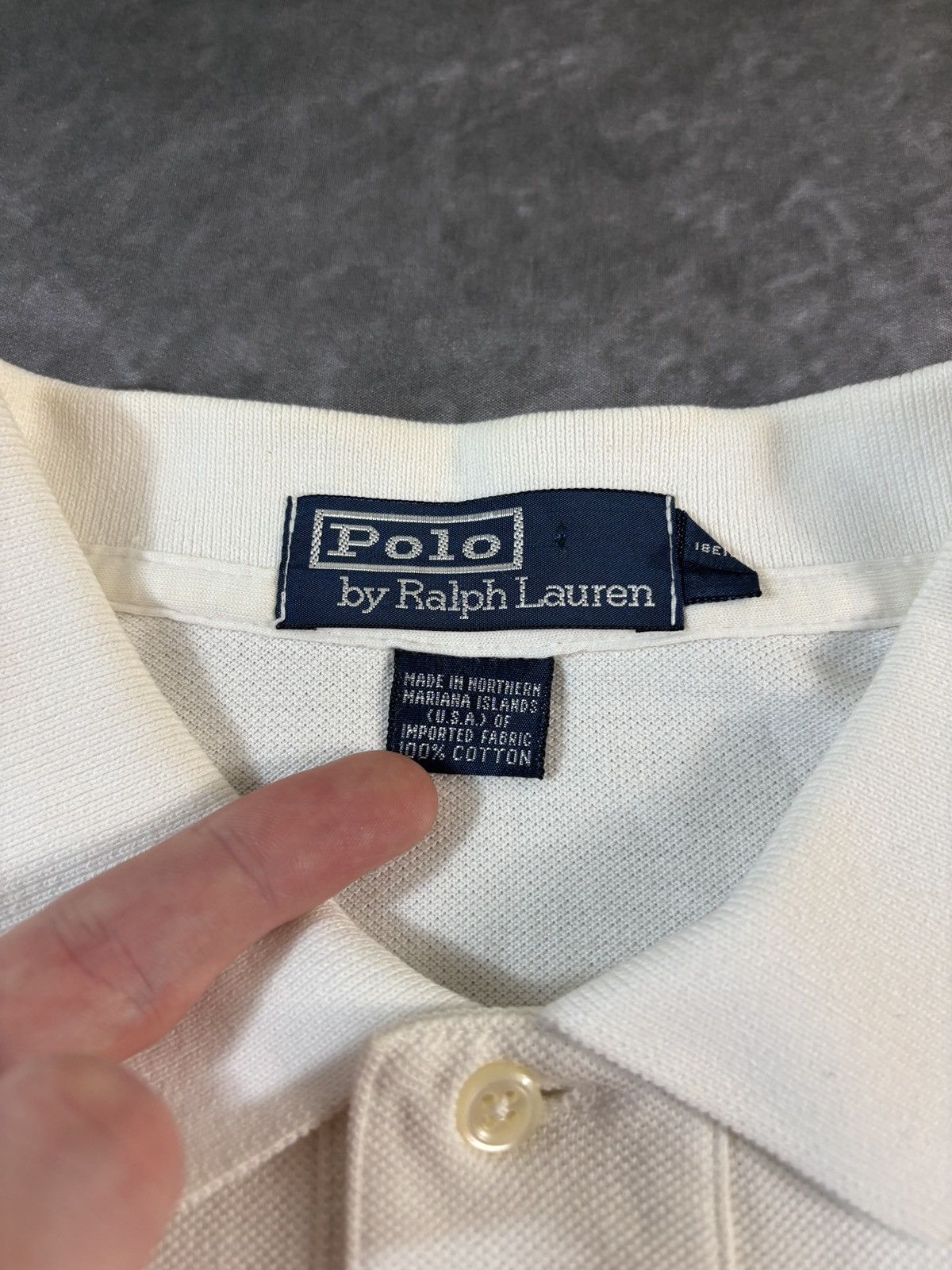 Polo Ralph Lauren × Vintage 1990s Polo Shirt Vintage Ralph Lauren Polo American Flag USA Size US L / EU 52-54 / 3 - 3 Thumbnail
