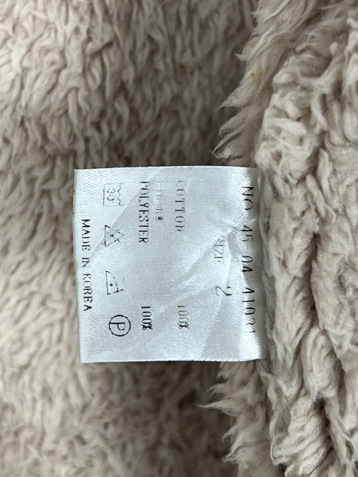 Vintage Red Cat Quarter Dollar Button Sherpa Jacket