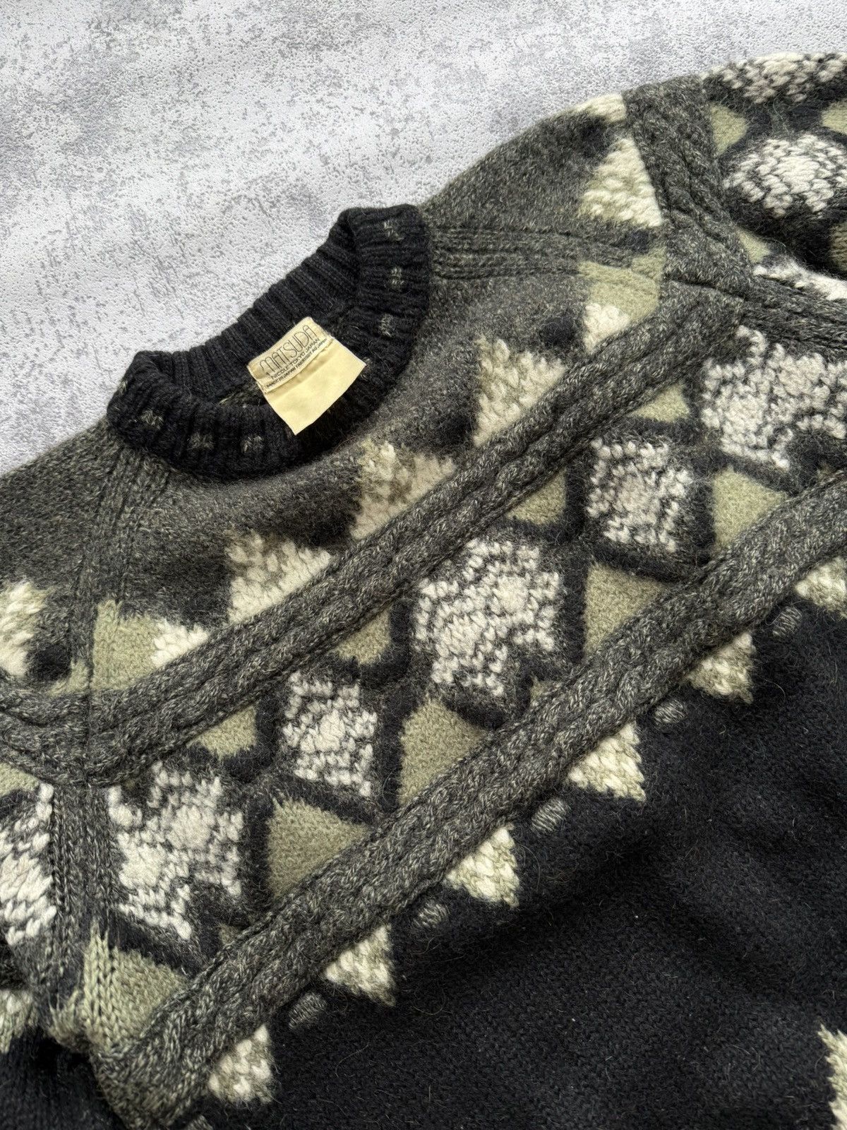 Japanese Brand × Matsuda Vintage MATSUDA Vintage Wool Japanese Sweater Size US S / EU 44-46 / 1 - 5 Thumbnail