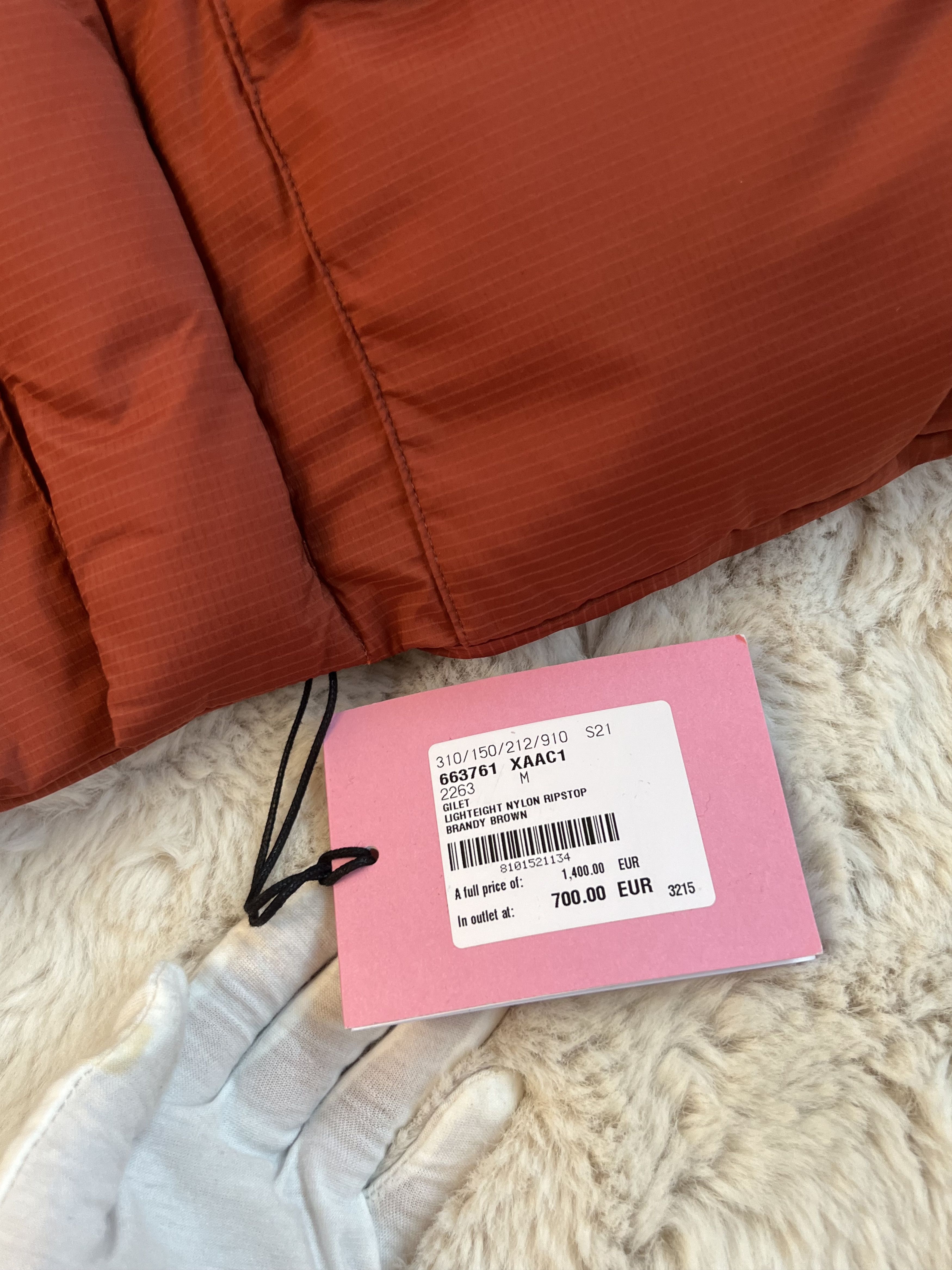 Gucci × The North Face Gucci x The North Face Orange Puffer Down Vest (M) Size US M / EU 48-50 / 2 - 2 Thumbnail