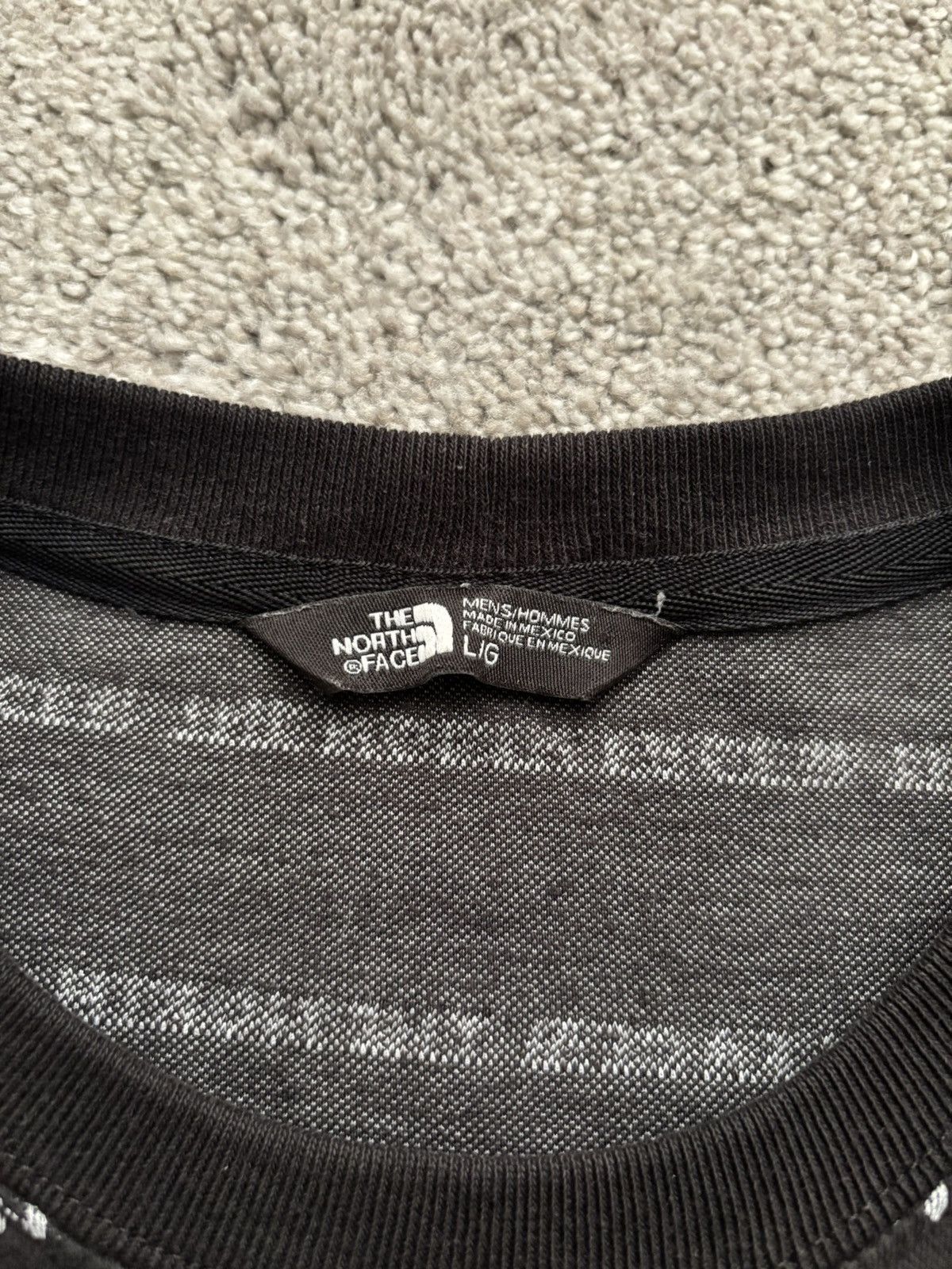 The North Face The North Face Striped Logo T-Shirt Size US L / EU 52-54 / 3 - 2 Thumbnail